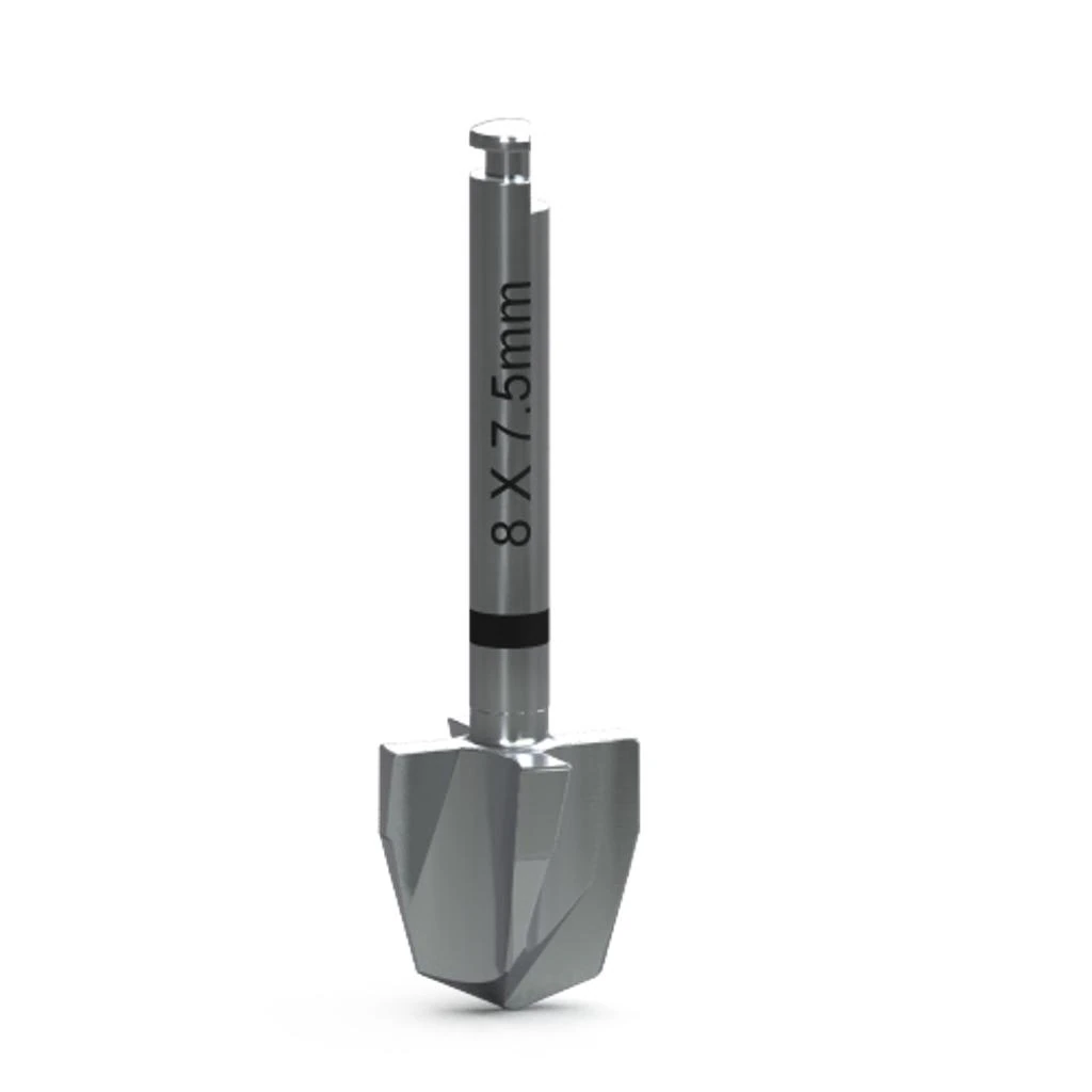 BioHorizons Tapered IM Drill, Internal Connection, 8mm x 7.5mm, Each - Tapered IM Drill - Image 1