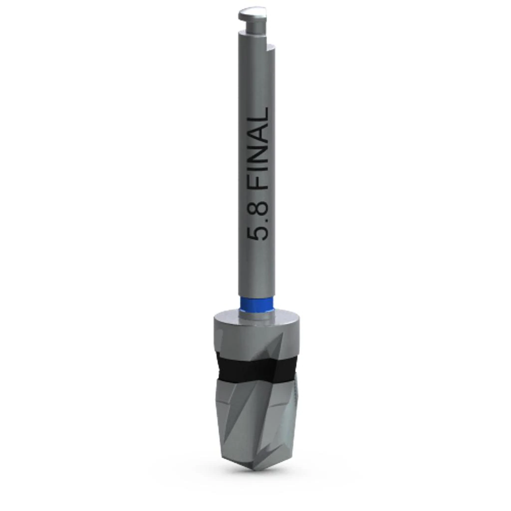 BioHorizons Tapered Short HD Final Drill, Internal Connection, 5.8 mm Length, 5.4 mm Diameter - Tapered Short HD Final Drill - Image 1