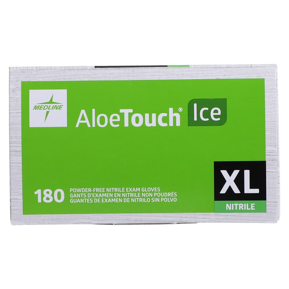 Aloetouch Ice PF Nitrile Exam Gloves, X-Large, Green, Non-Sterile, Chemo Tested thumbnail 6