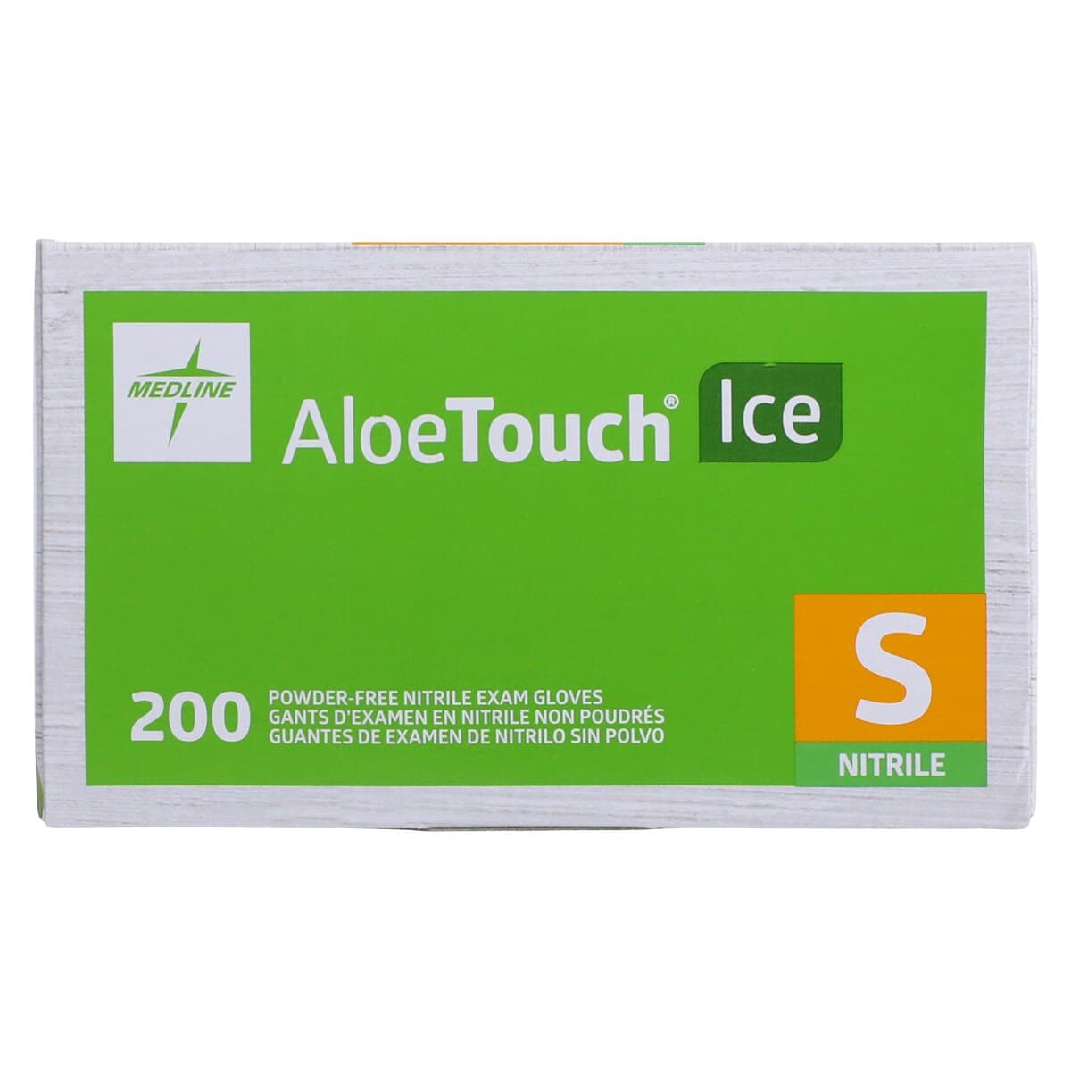 Aloetouch Ice™ Nitrile Exam Gloves, Powder Free, Non-Sterile, Small, Green, 200/Box, MDS195284 thumbnail 6