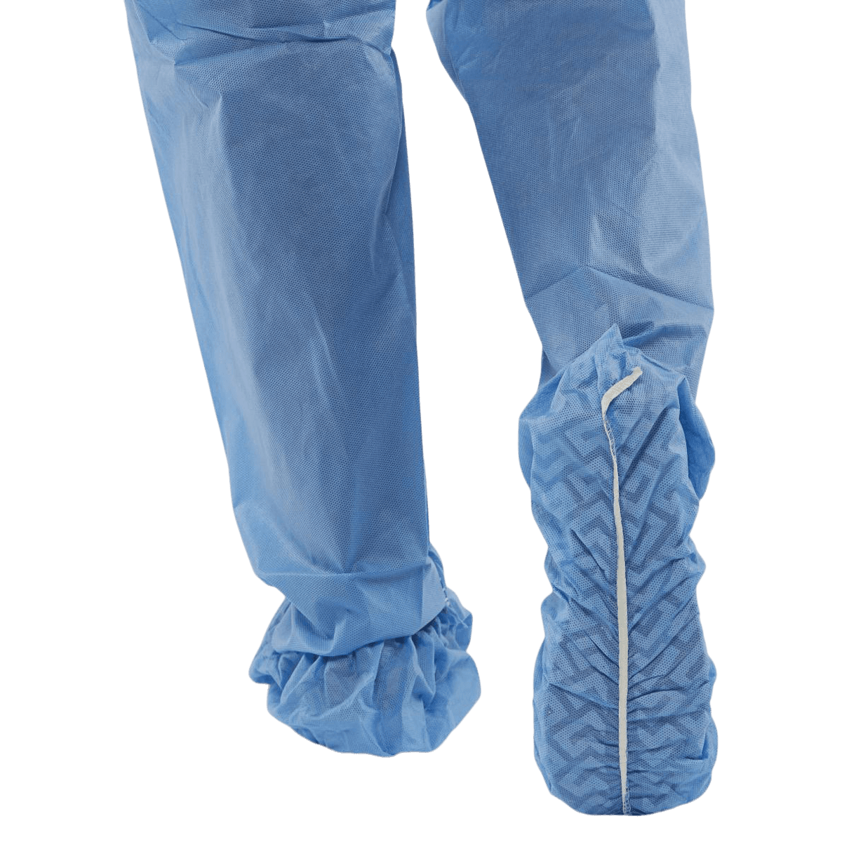 Medline Cover Shoe Unisex Blue, Regular, Tie Closure, Non-Sterile, Disposable, 100/Box thumbnail 2