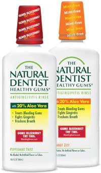 Gurunanda Healthy Gums Oral Rinse, Peppermint Twist, 16.9 oz Bottle, 01KEZKNN6XM6AECC7KTZ4Z0ENC - Healthy Gums Oral Rinse Peppermint 16oz Bottle - Image 1
