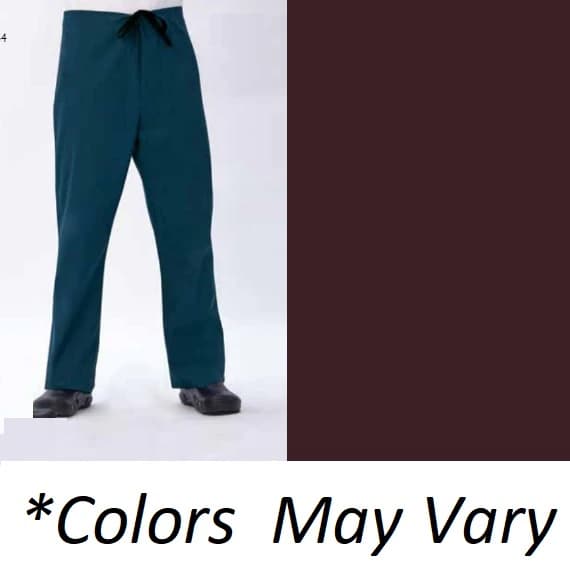 Fashion Seal Healthcare® Unisex Fashion Scrub Pants, 65/35 Fashion Poplin®, Eggplant, Large, Drawstring, 1/Pkg, Style 78830 - Fashion Seal Healthcare® Unisex Fashion Scrub Pants – 65/35 Fashion Poplin®, Eggplant - Large - Image 1