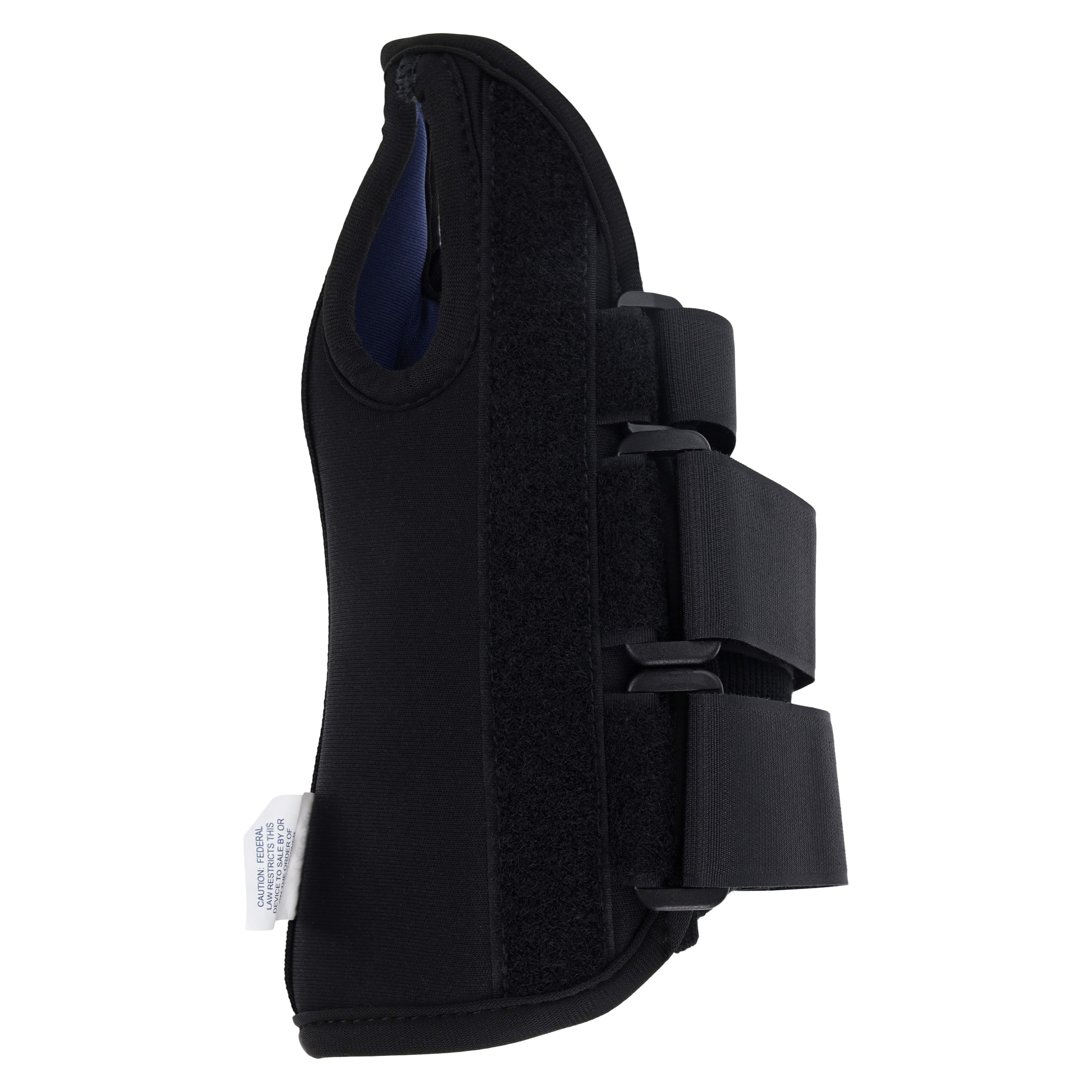 DeRoyal Splint Wrist Right, Adult Medium, Foam 8", Black - Splint Wrist Right Black - Image 1