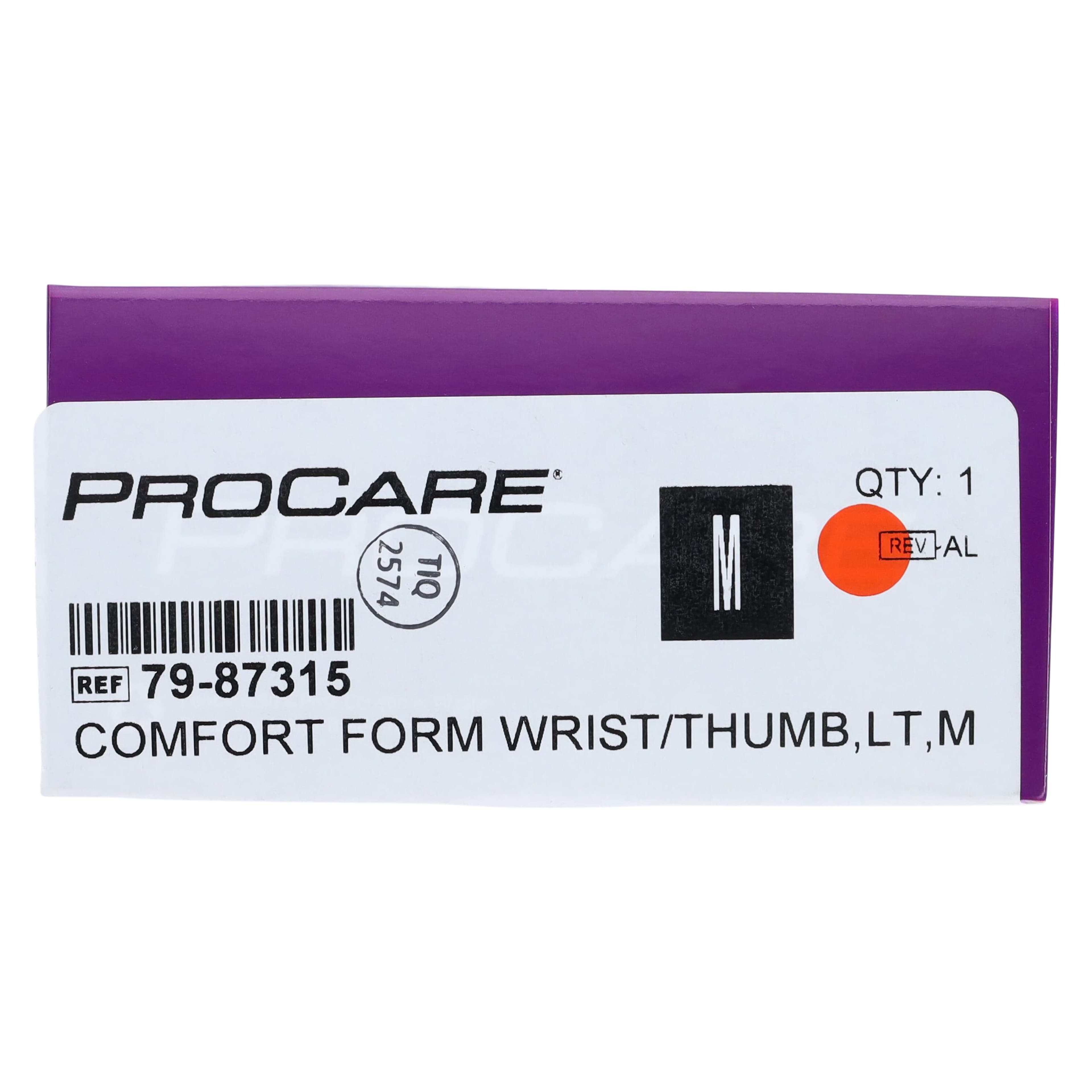 ComfortFORM Wrist/Thumb Brace, Foam Laminate, Size Medium (6.5-7.5"), Left thumbnail 6