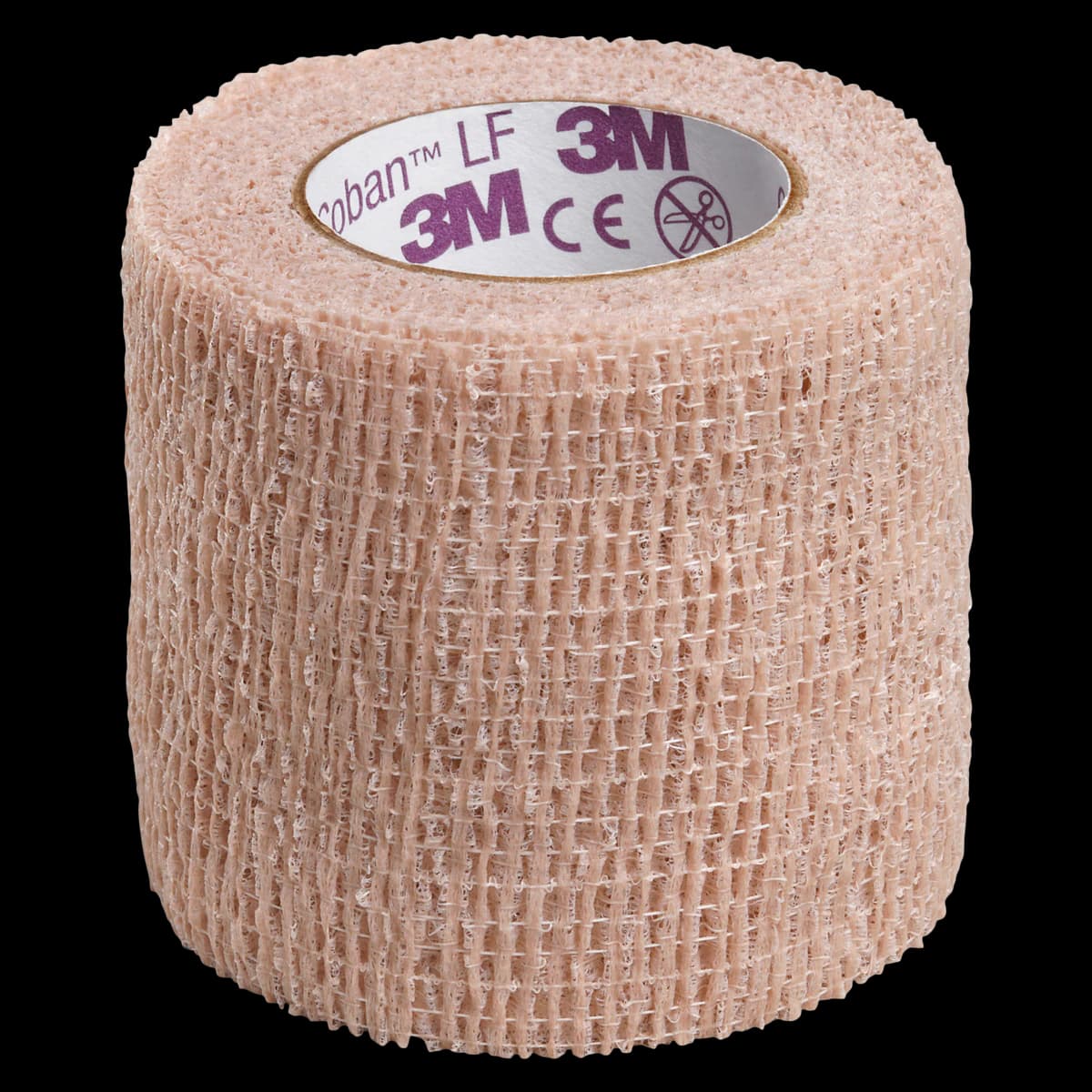 3M Coban LF Self-Adherent Wrap Bandage, 2" x 5 yd, Tan, Non-Sterile, 36/Case thumbnail 2