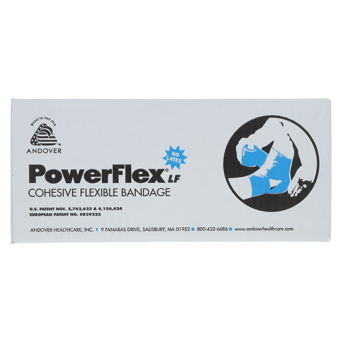 Andover PowerFlex LF Elastic Athletic Tape, 2" x 6 yd, White, Latex-Free, 24/Case thumbnail 4