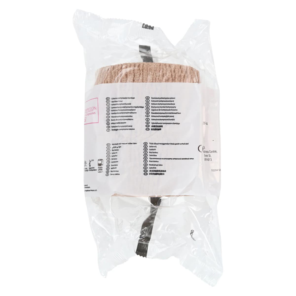 CoFlex TLC Lite Compression Kit, Latex Free, 4" x 6 yd, Tan/Pink, 2 Rolls/Box thumbnail 4