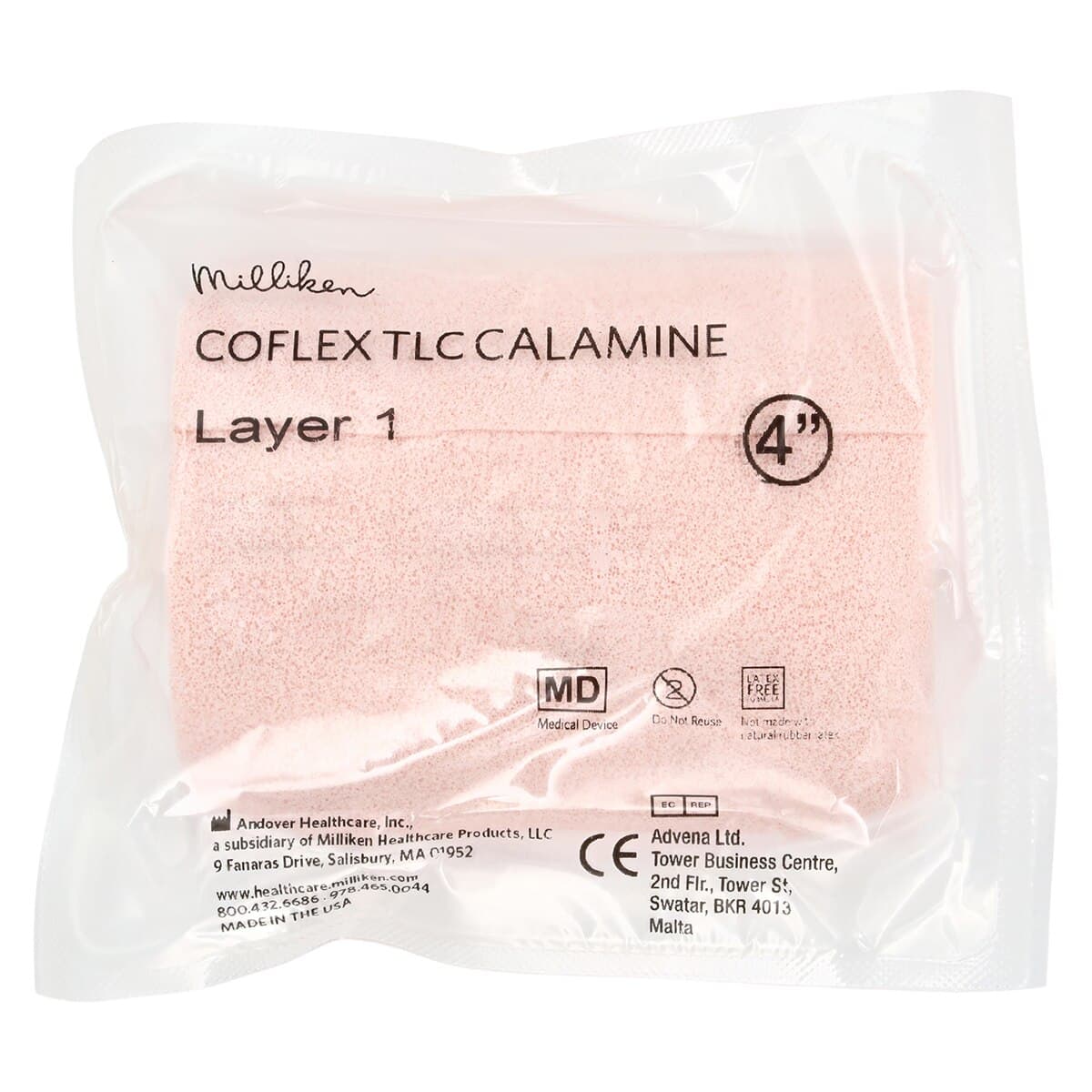 CoFlex TLC Lite Compression Kit, Latex Free, 4" x 6 yd, Tan/Pink, 2 Rolls/Box thumbnail 5