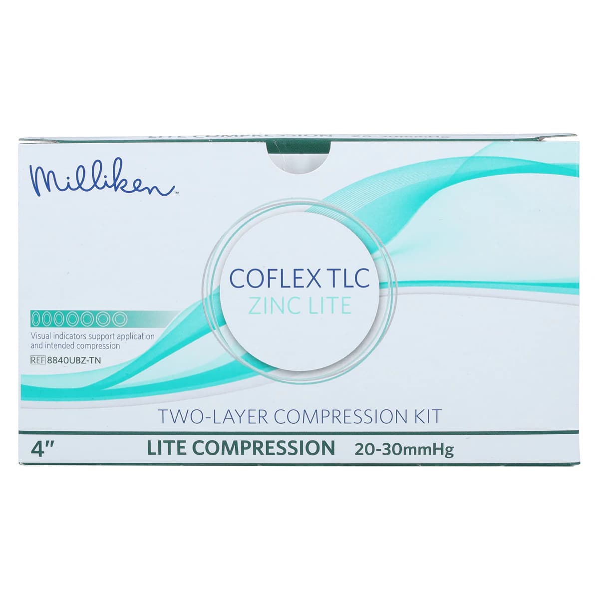 CoFlex TLC Zinc Lite Compression Bandage, Elastic/Foam, 4" x 6 yd, Tan/White, Non-Sterile, 2 Rolls/Box thumbnail 9