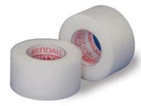 Curity Medical Tape, Plastic, 3" x 10 yd, Clear, Non-Sterile, 4 Rolls/Box - Tape Kendall Hypoallerg Clear - Image 1