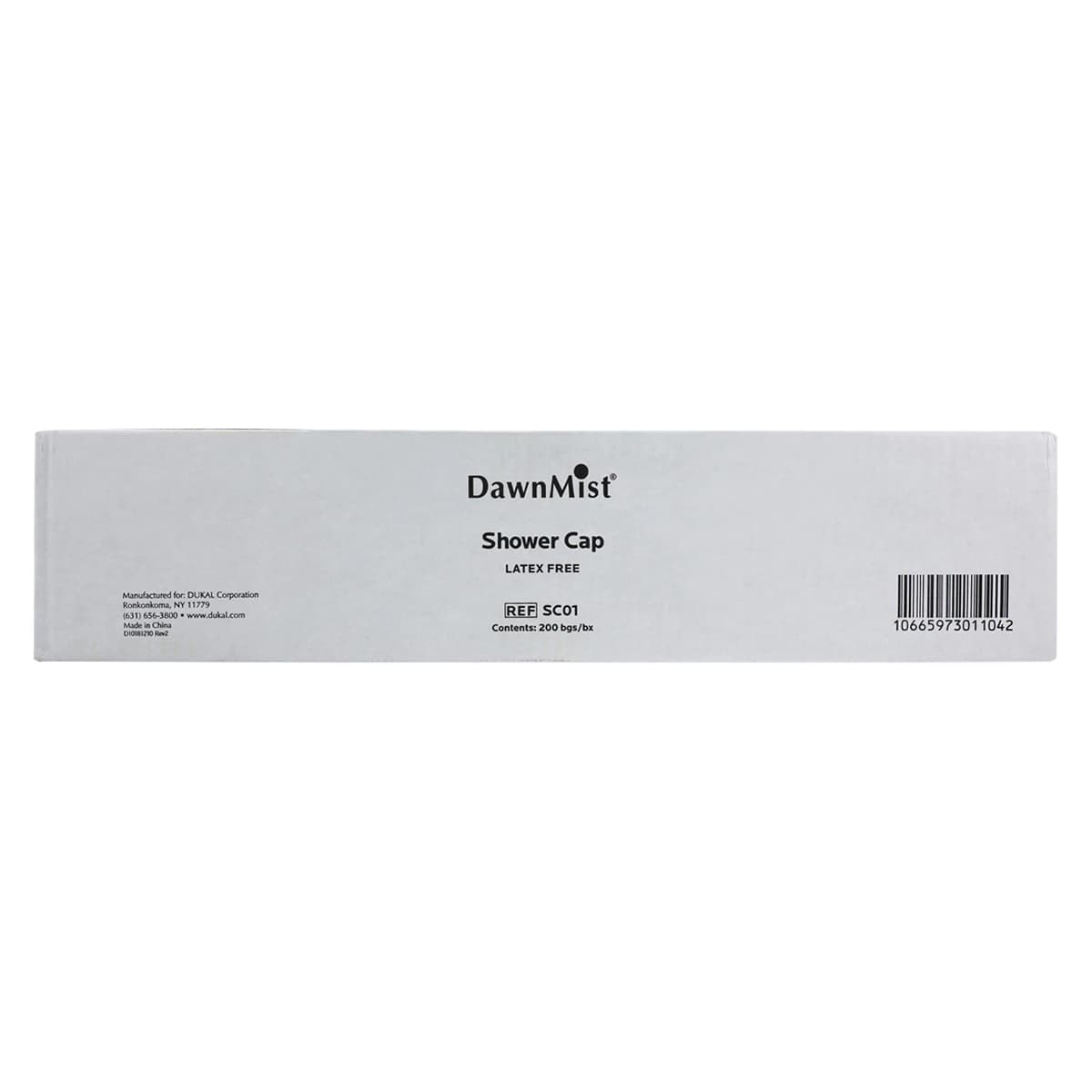 DawnMist Shower Cap, Latex Free, Clear, 200/Box thumbnail 4
