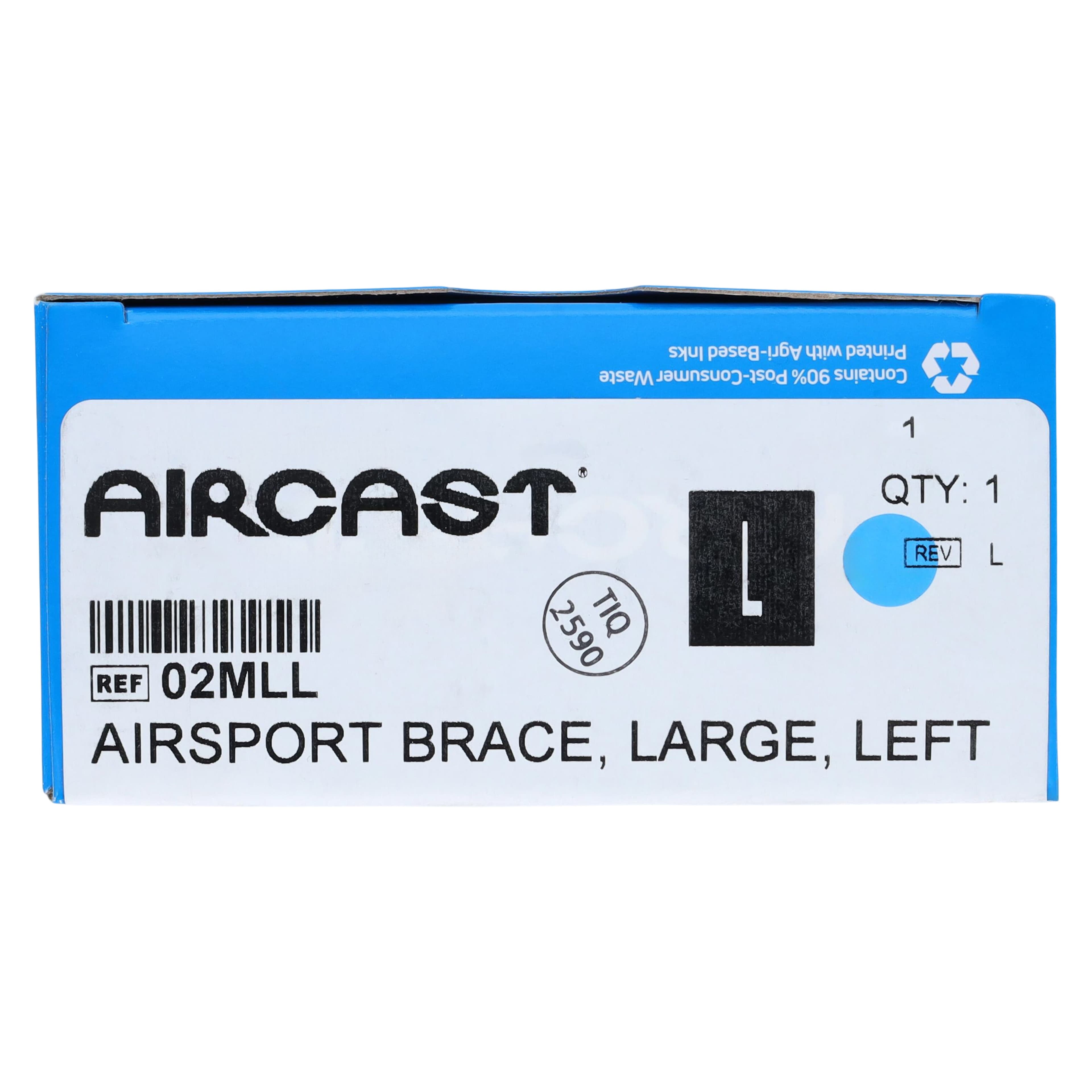 DJO Airsport Stabilizing Ankle Brace, Adult, Large (Men's 11.5-13 / Women's 13-14.5), Plastic/Foam, Left thumbnail 7