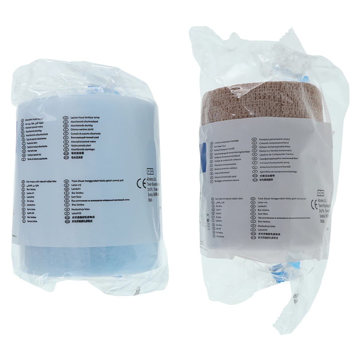 CoFlex TLC 2-Layer Compression Bandage Kit, 4" x 7 yds, Tan/White, Non-Sterile, 8/Case thumbnail 4