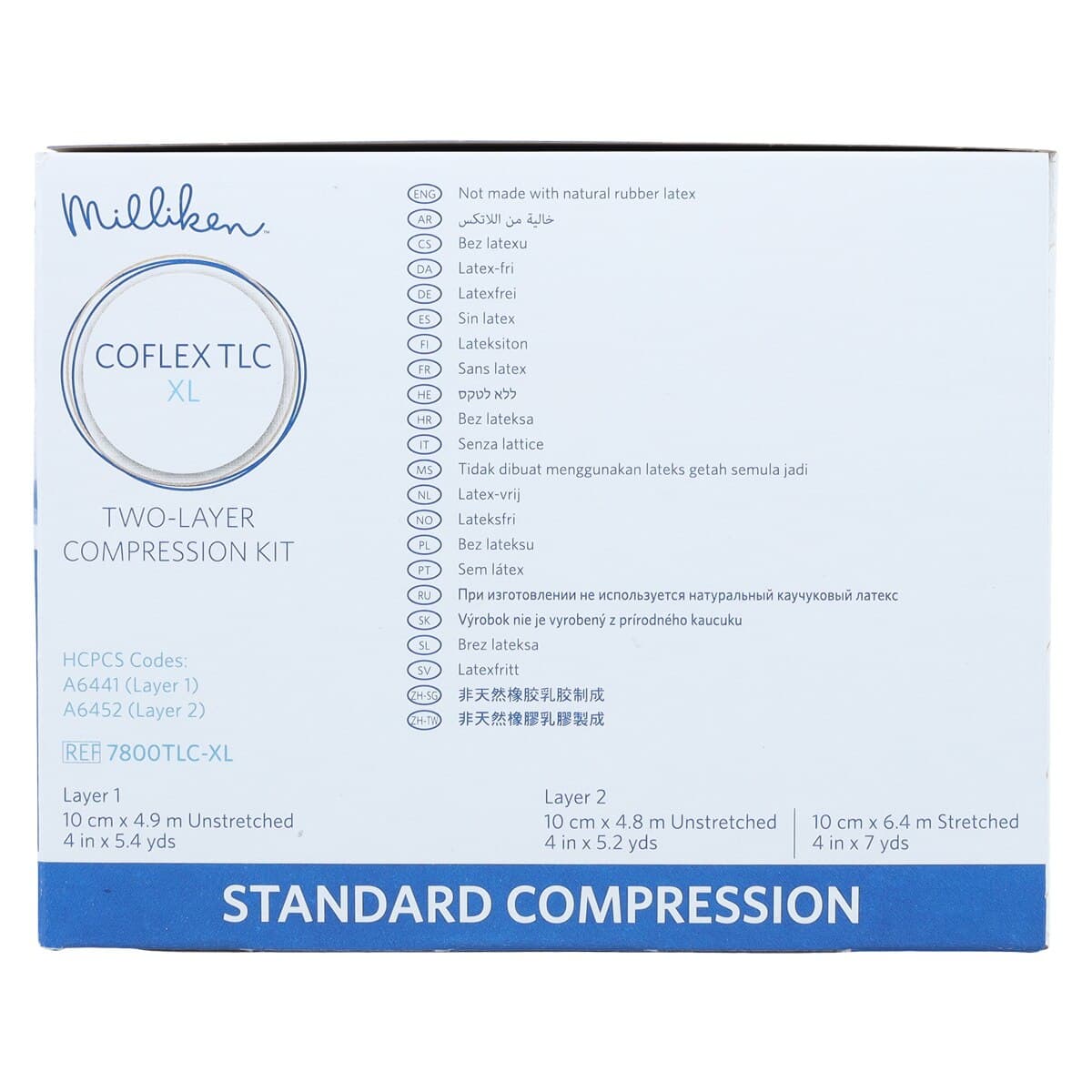 CoFlex TLC 2-Layer Compression Bandage Kit, 4" x 7 yds, Tan/White, Non-Sterile, 8/Case thumbnail 8
