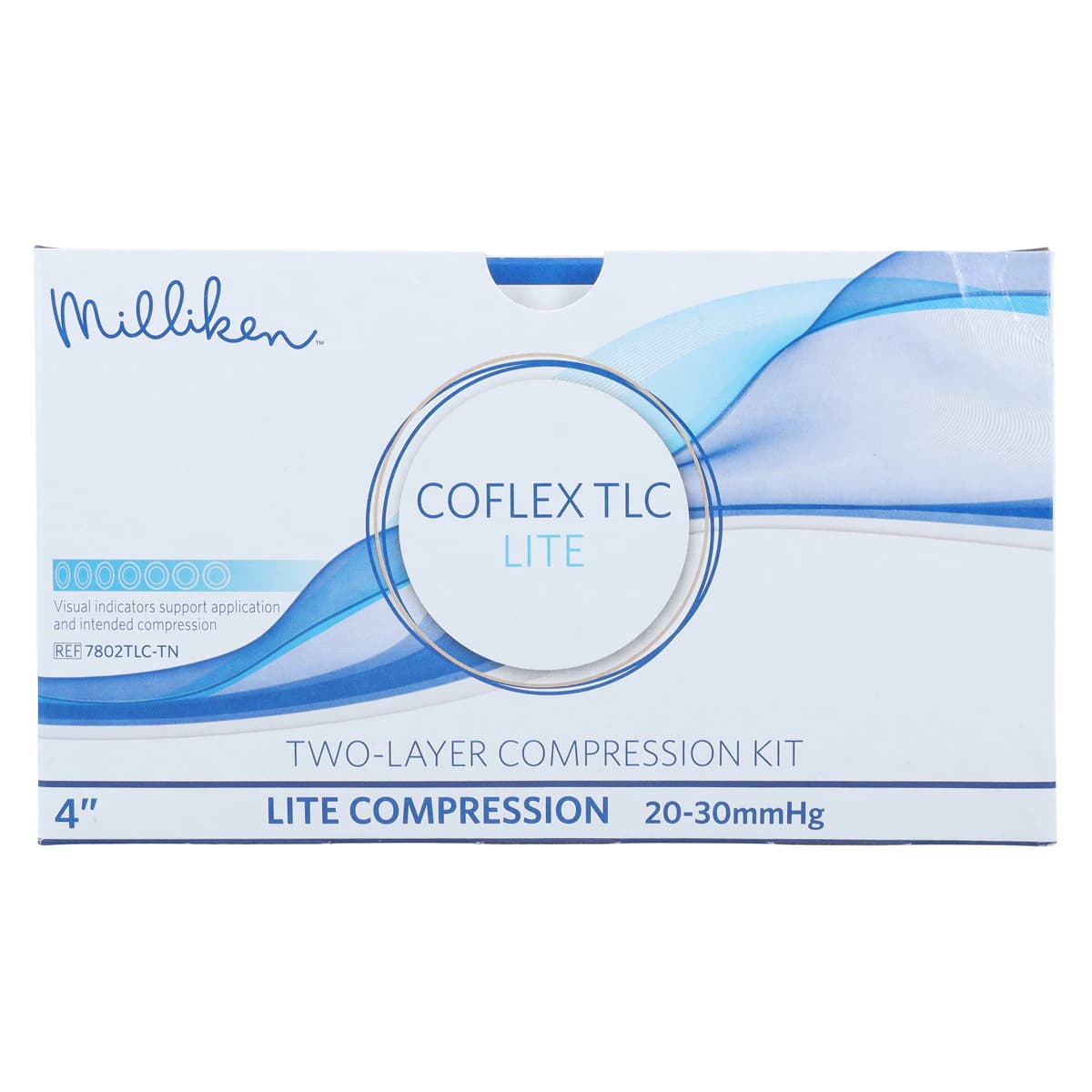 CoFlex TLC LITE 2-Layer Compression Bandage, Elastic, 4" x 3.4 yd, Tan/White, Non-Sterile, 8/Case thumbnail 6