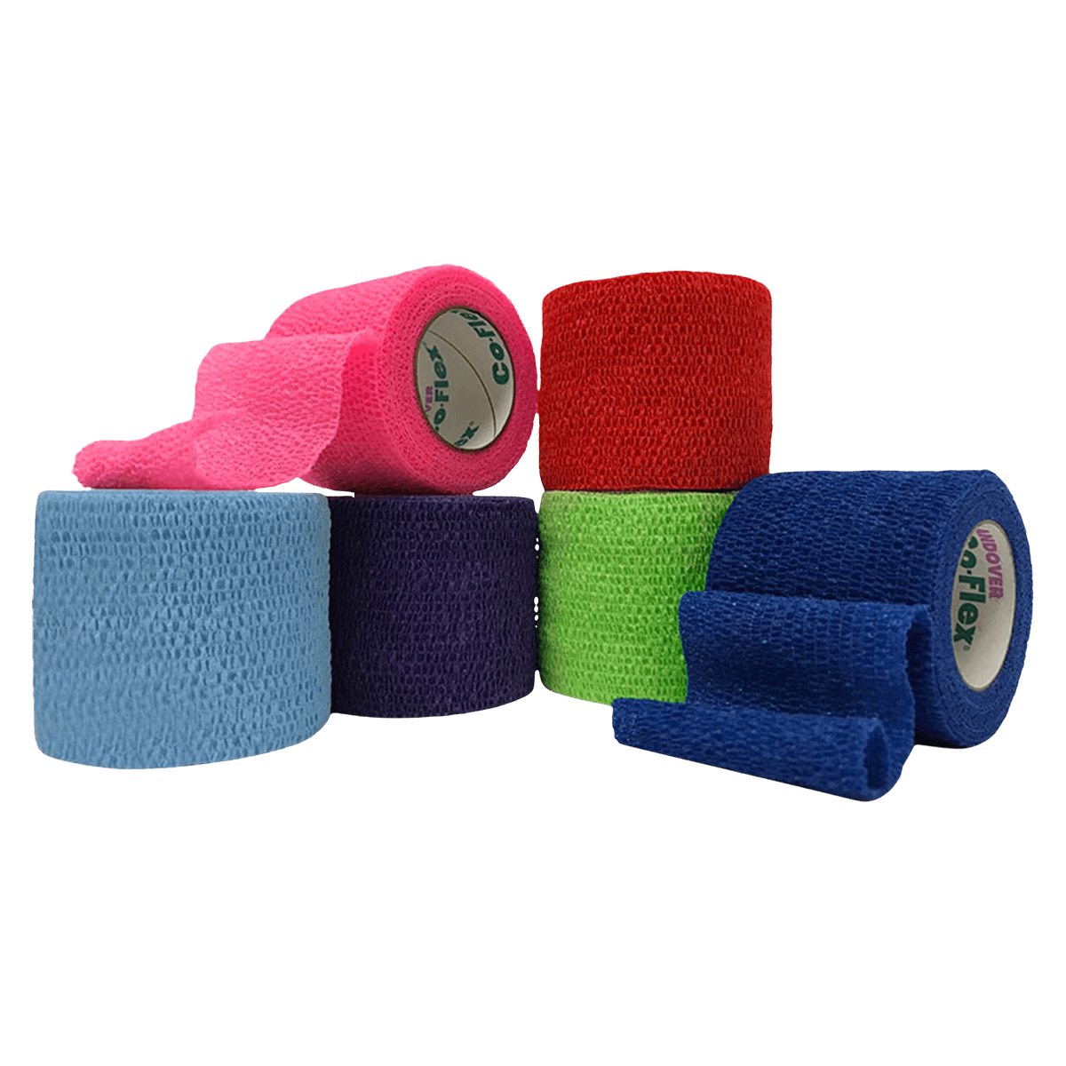 CoFlex Med Compression Bandage, Elastic, 1" x 5 yd, Colorpack, Non-Sterile, 30/Case thumbnail 2