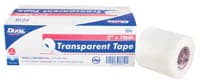 Dukal Surgical Tape, Transparent Plastic, 2" x 10 yd, Non-Sterile, 6/Box - Tape Surg Transparent - Image 1