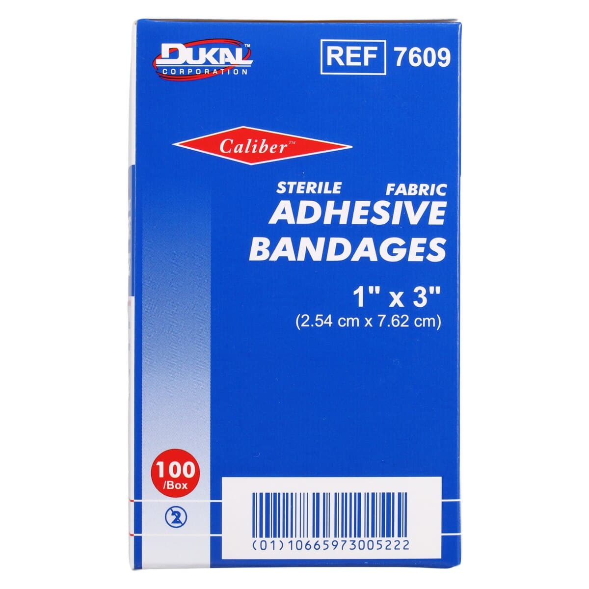 Caliber Adhesive Bandage, Fabric, 1" x 3", Tan, Sterile, 100/Box thumbnail 5
