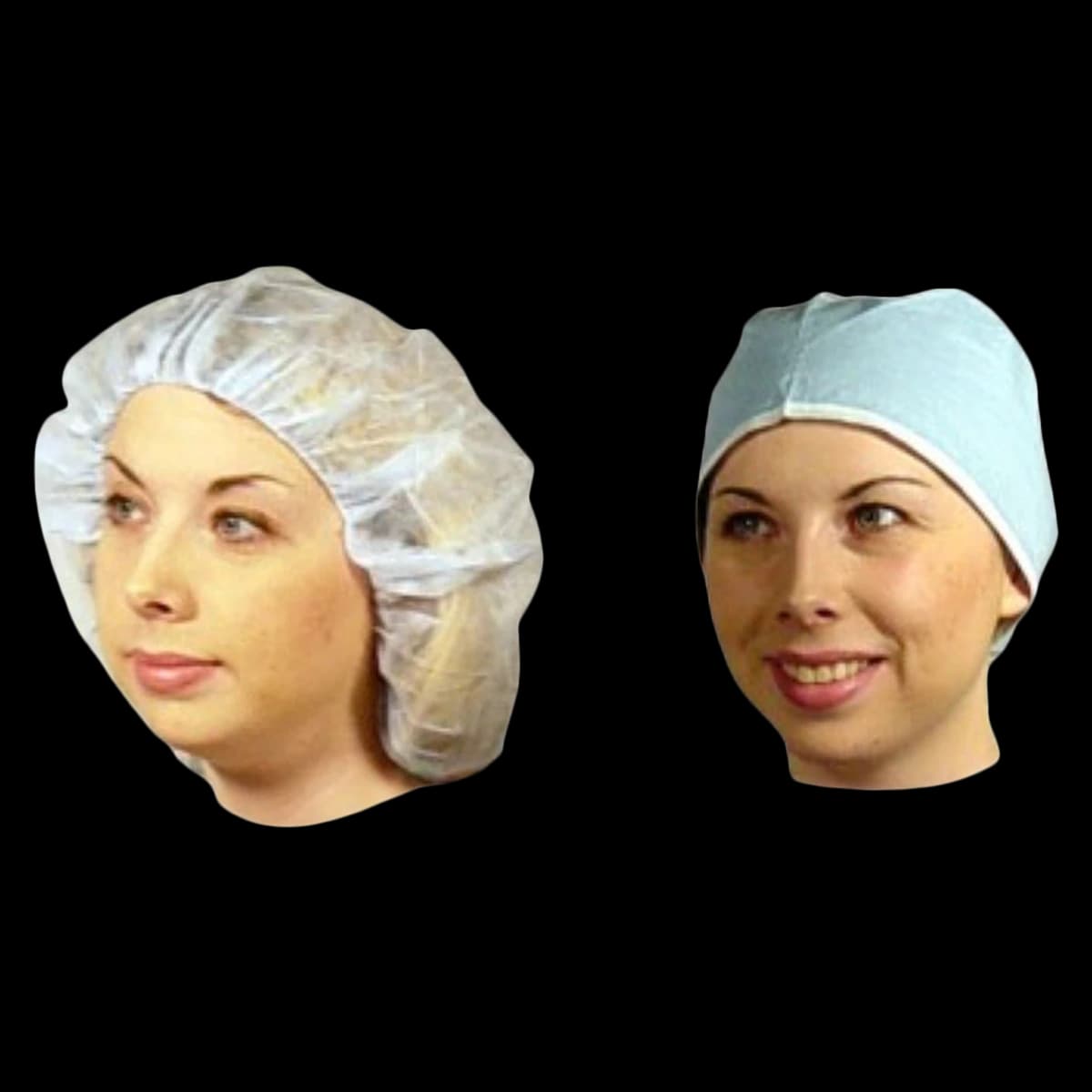 Dukal Bouffant Cap, White, Non-Sterile, Disposable, 24" Size, 500/Case - Cap Nurses Bouffant 24" - Image 1