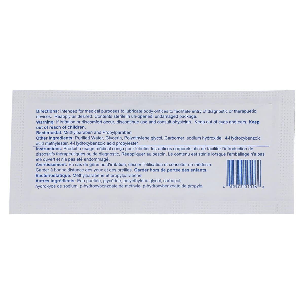 Dukal Lubricating Jelly, 3g Foil Packet, 144/Package thumbnail 4