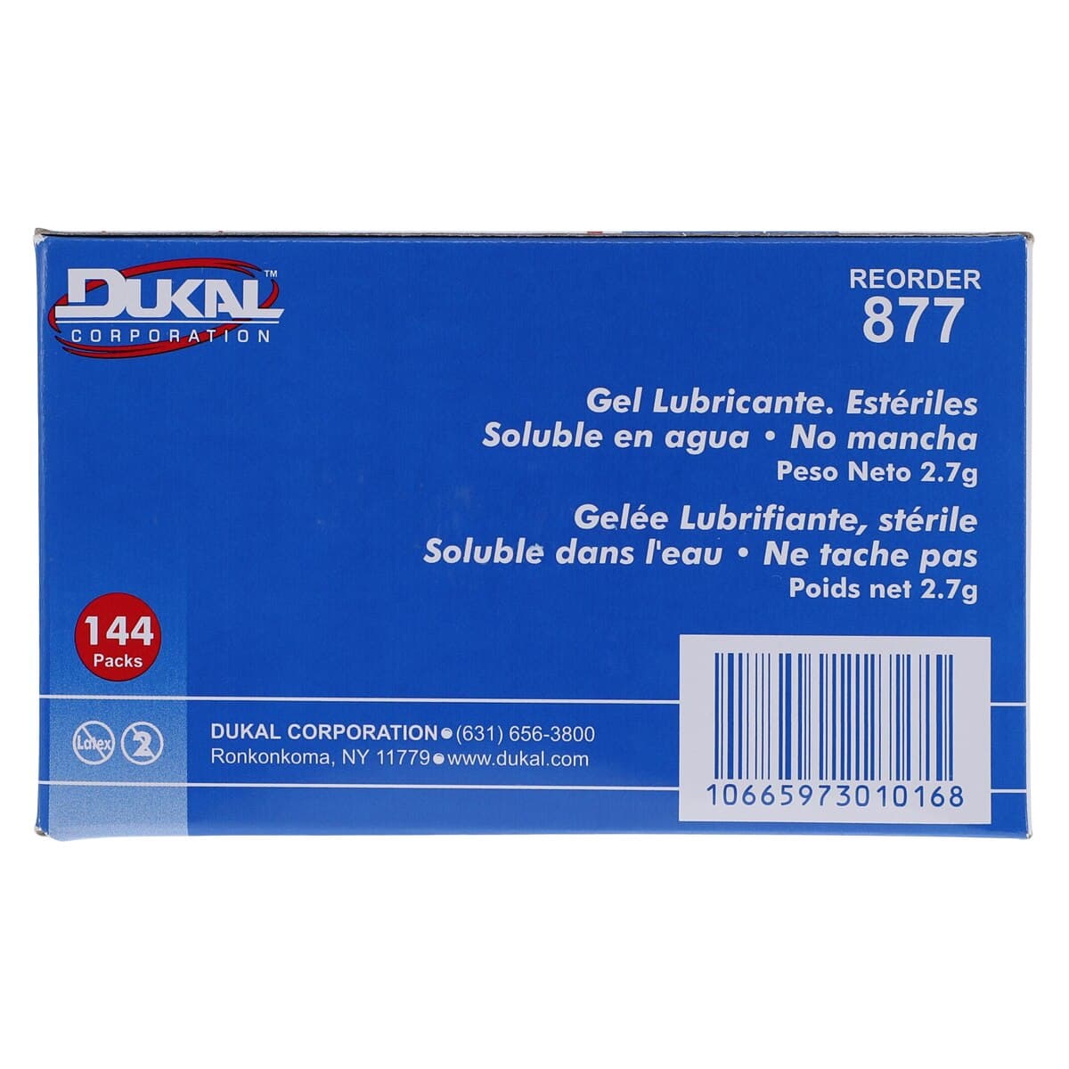Dukal Lubricating Jelly, 3g Foil Packet, 144/Package thumbnail 5