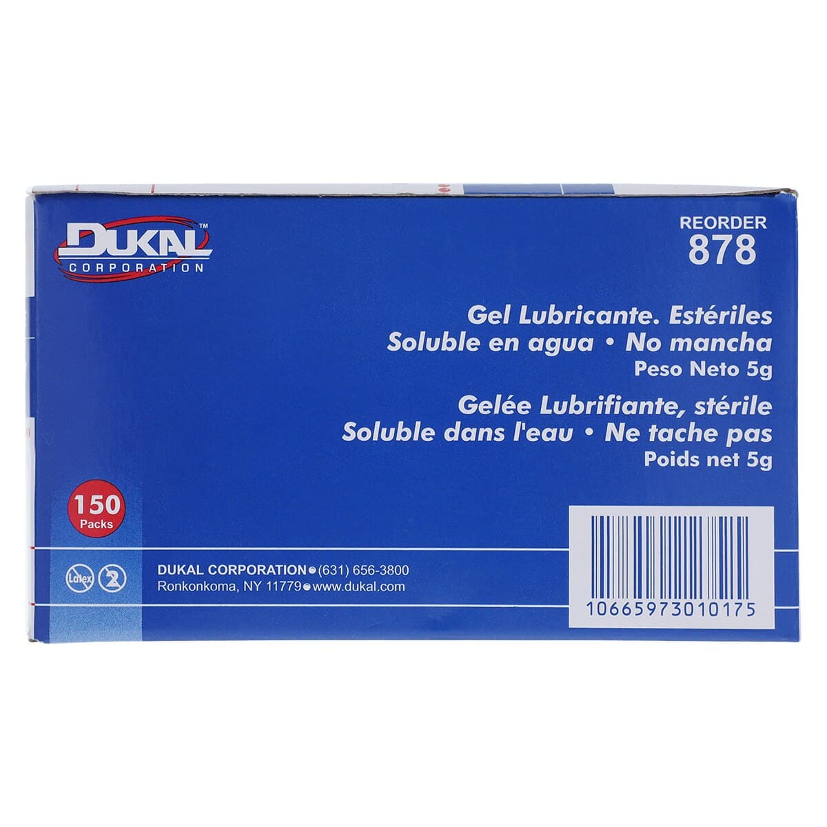Dukal Lubricating Jelly, 5g Foil Packets, 150/Package thumbnail 6