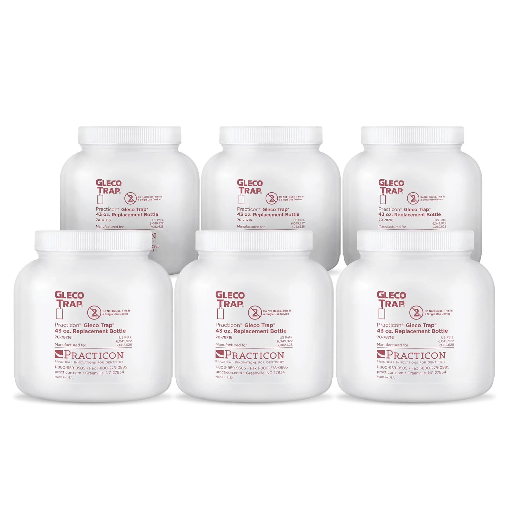 Gleco Trap Replacement Bottles, 43 oz, 6/Package thumbnail 3