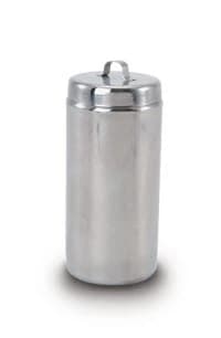 Medegen Stainless Steel Applicator Jar, 1 Gallon, Silver - Jar Applicator 3-3/16 - Image 1