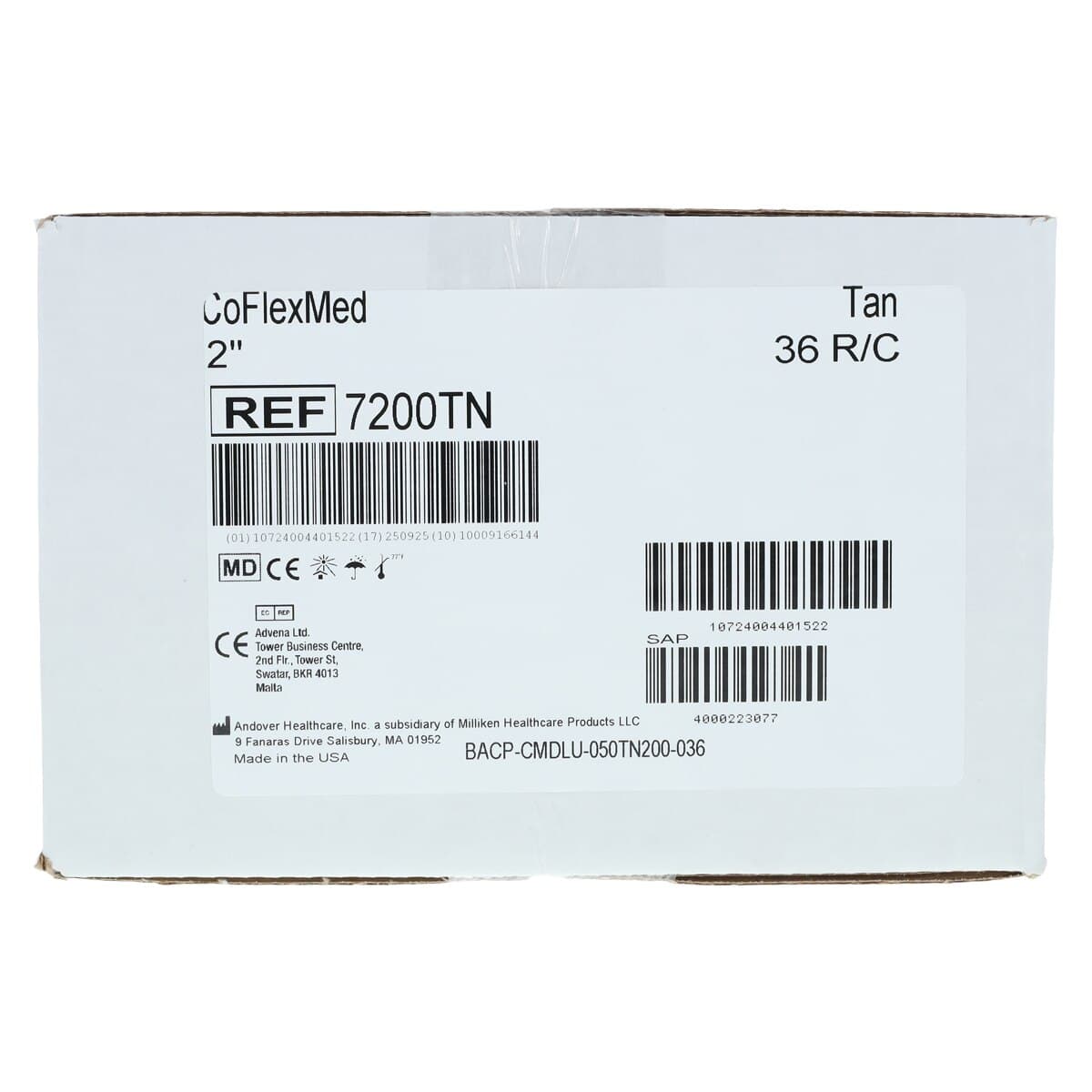CoFlex Med Compression Bandage, Elastic, 2" x 5 yd, Tan, Non-Sterile, 36/Case thumbnail 4