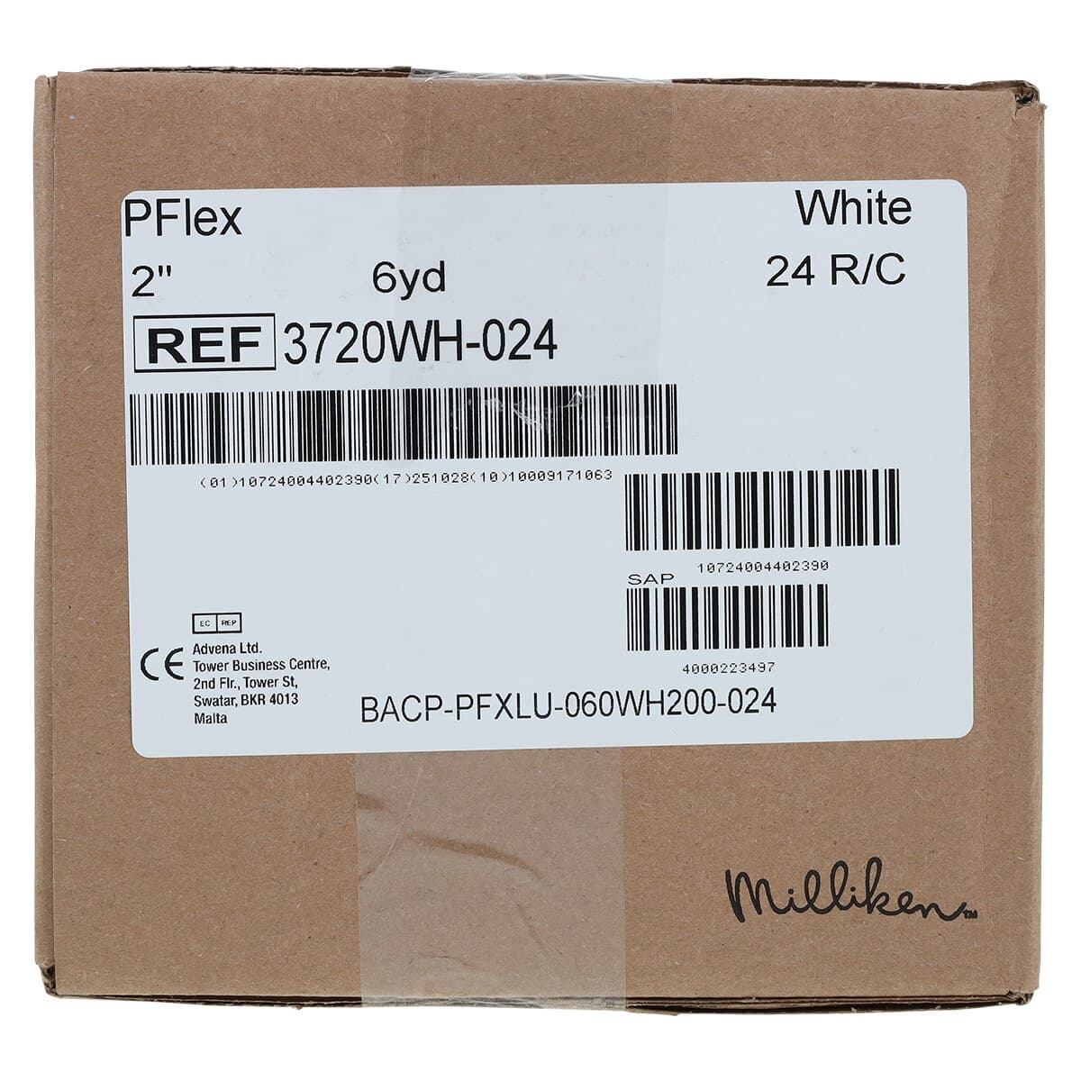 PowerFlex Elastic Athletic Tape, White, 2" x 6 yd, Non-Sterile, Latex-Free, 24 Rolls/Case thumbnail 5