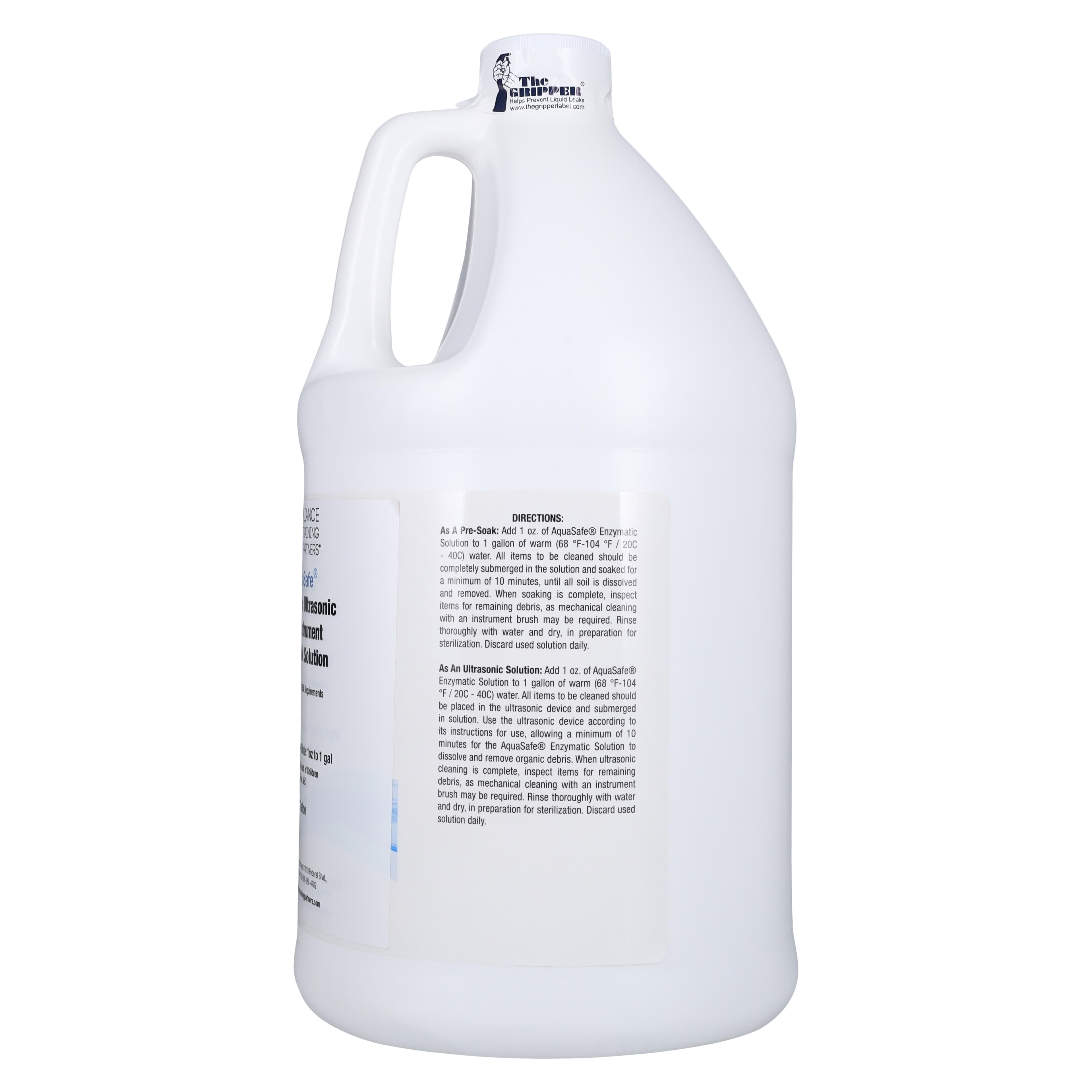 AquaSafe® Enzymatic Ultrasonic and Instrument Pre-Soak Solution, 1 Gallon Concentrate, 01KTRQJVK6XVRXS8A7EYJP224Y thumbnail 2