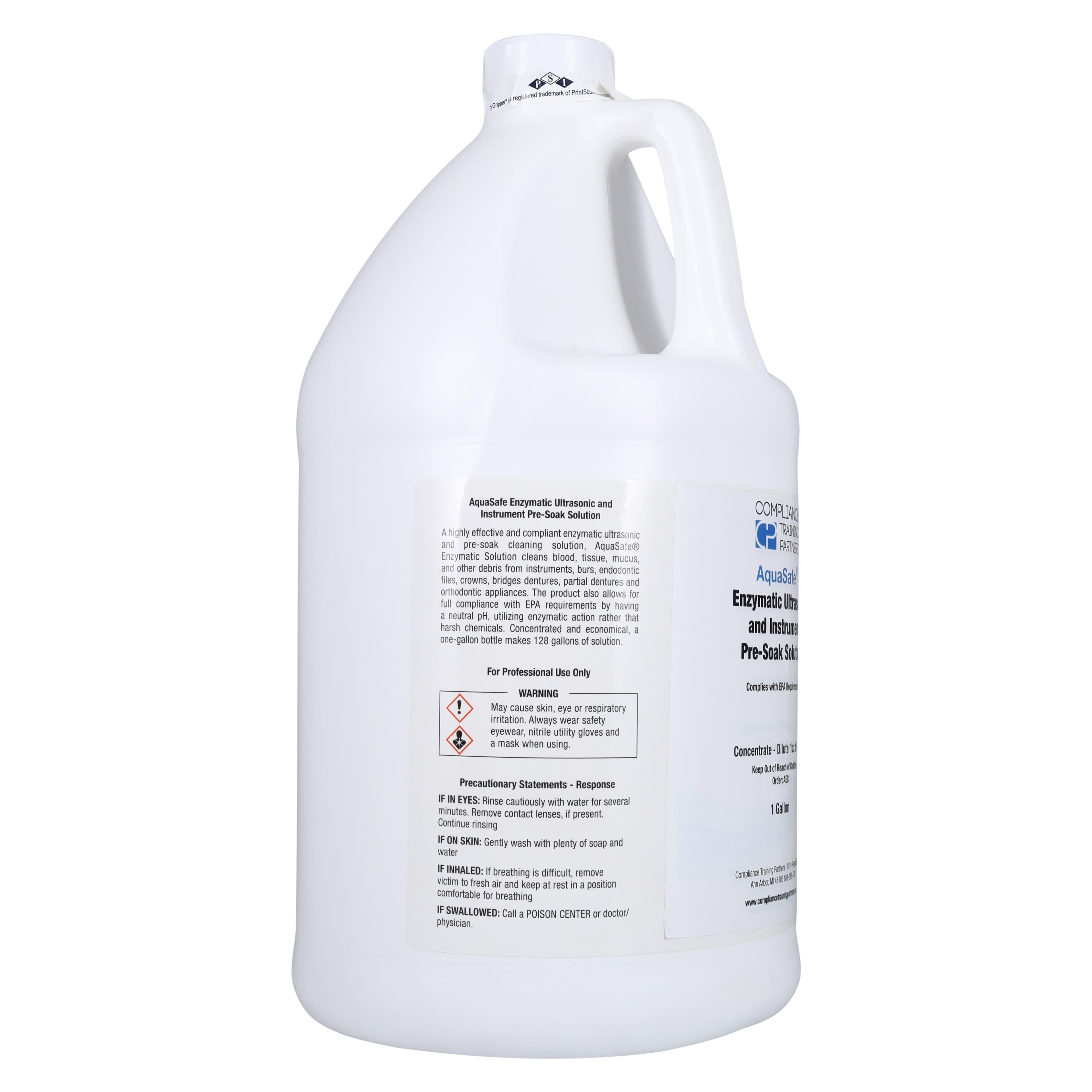 AquaSafe® Enzymatic Ultrasonic and Instrument Pre-Soak Solution, 1 Gallon Concentrate, 01KTRQJVK6XVRXS8A7EYJP224Y thumbnail 3