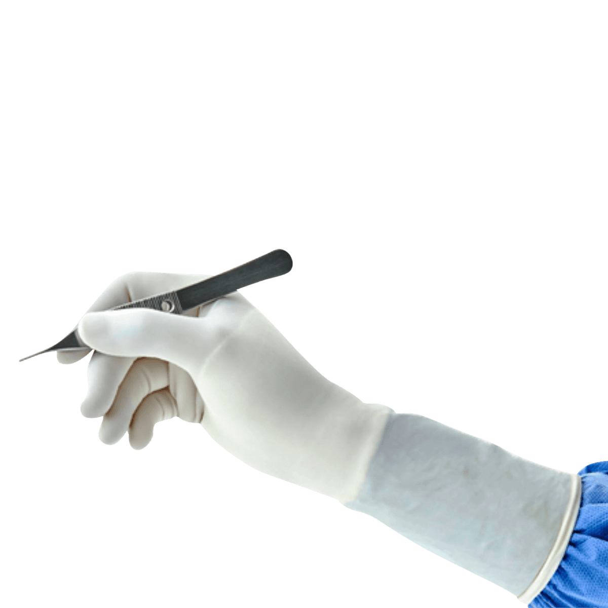 Ansell Gammex Non-Latex PI White Polyisoprene Surgical Gloves, Sterile, Powder Free, Size 6.5, 50 Pairs/Box, 20685765 thumbnail 2