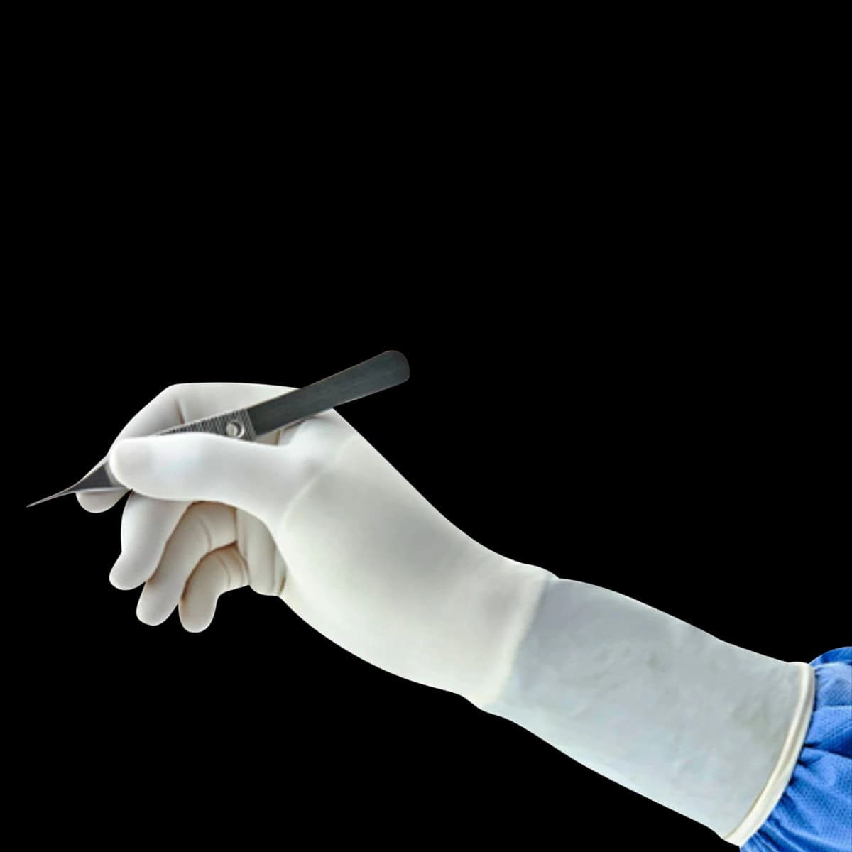 GAMMEX Non-Latex PI White Polyisoprene Surgical Gloves, Powder Free, Size 8, 50 Pairs/Box, 20685780 thumbnail 2