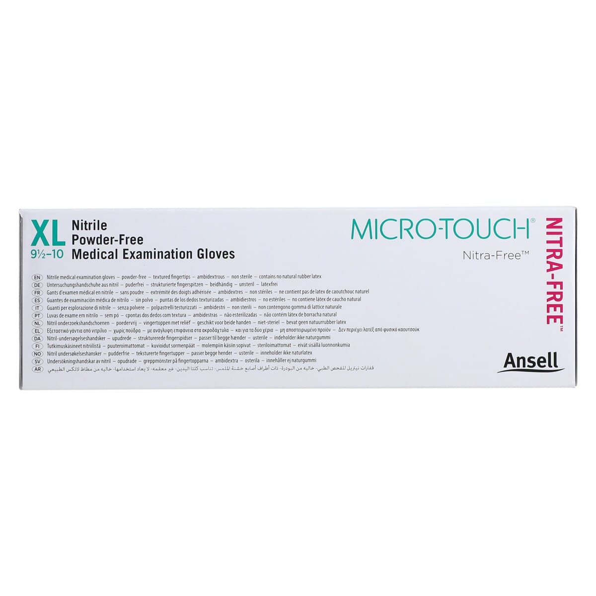Micro-Touch NitraFree Pink Nitrile Exam Gloves, Powder-Free, Non-Sterile, Extra Large, 100/Box, 6034514 thumbnail 10