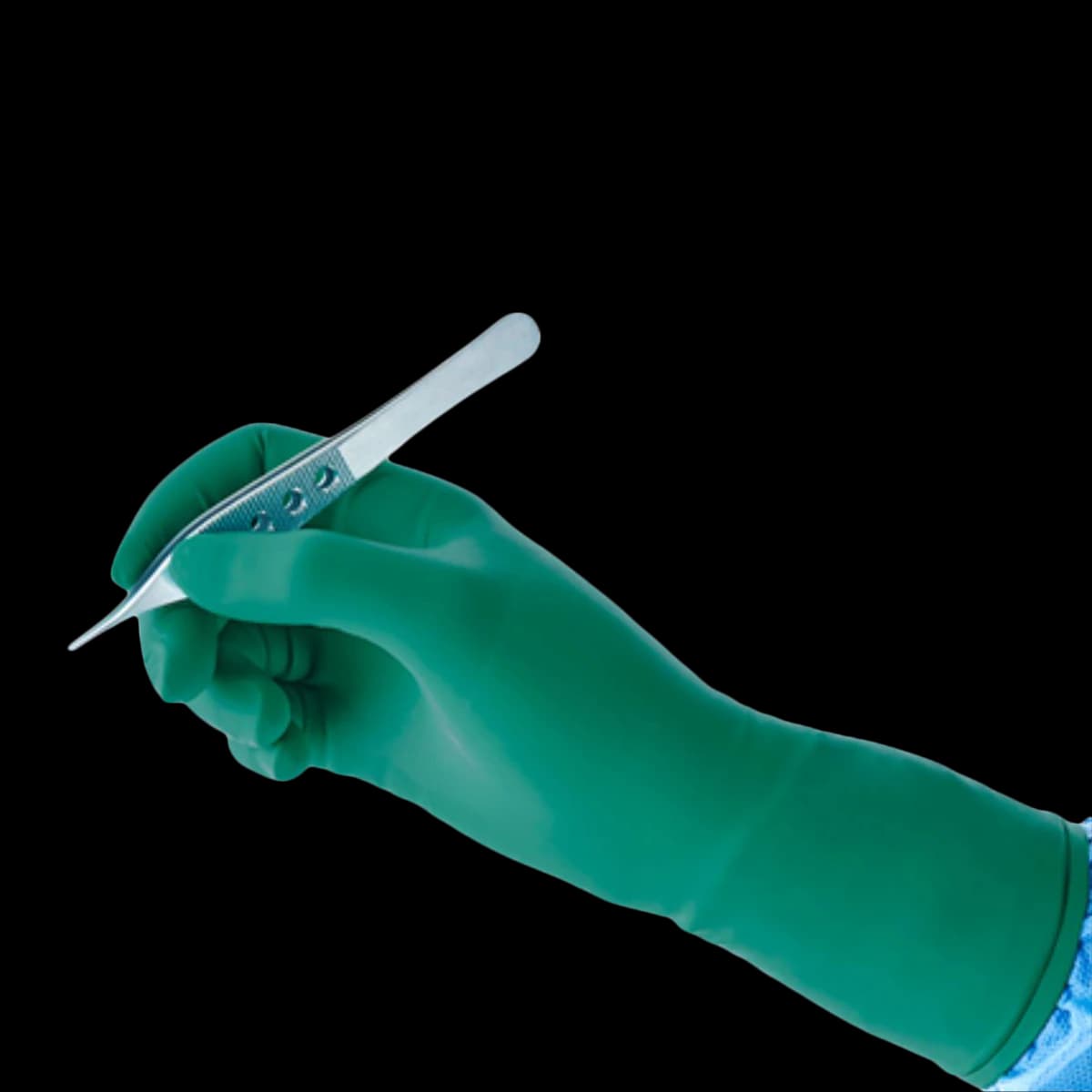 GAMMEX Non-Latex Neoprene Surgical Gloves, Powder-Free, Sterile, Size 7, Green, 50 Pairs/Box, 8514 thumbnail 2