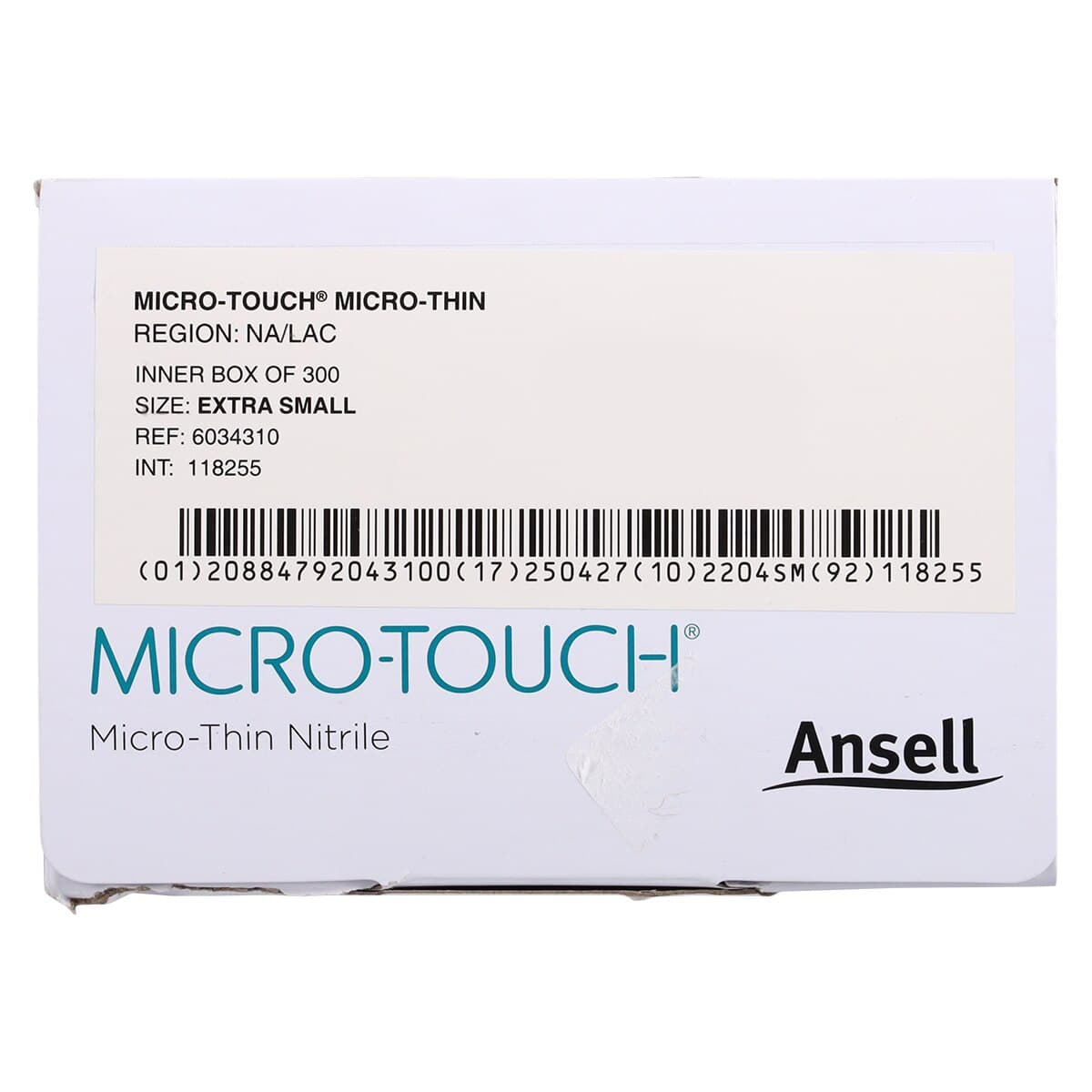 Micro-Touch Micro-Thin Nitrile Exam Gloves, Powder-Free, Non-Sterile, X-Small, Blue, 300/Box, 6034310 thumbnail 6