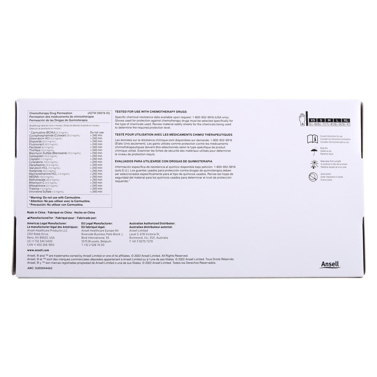 Micro-Touch Micro-Thin Nitrile Exam Gloves, Powder-Free, Non-Sterile, Medium, Blue, Textured Fingertips, 300/Box, 6034312 thumbnail 7