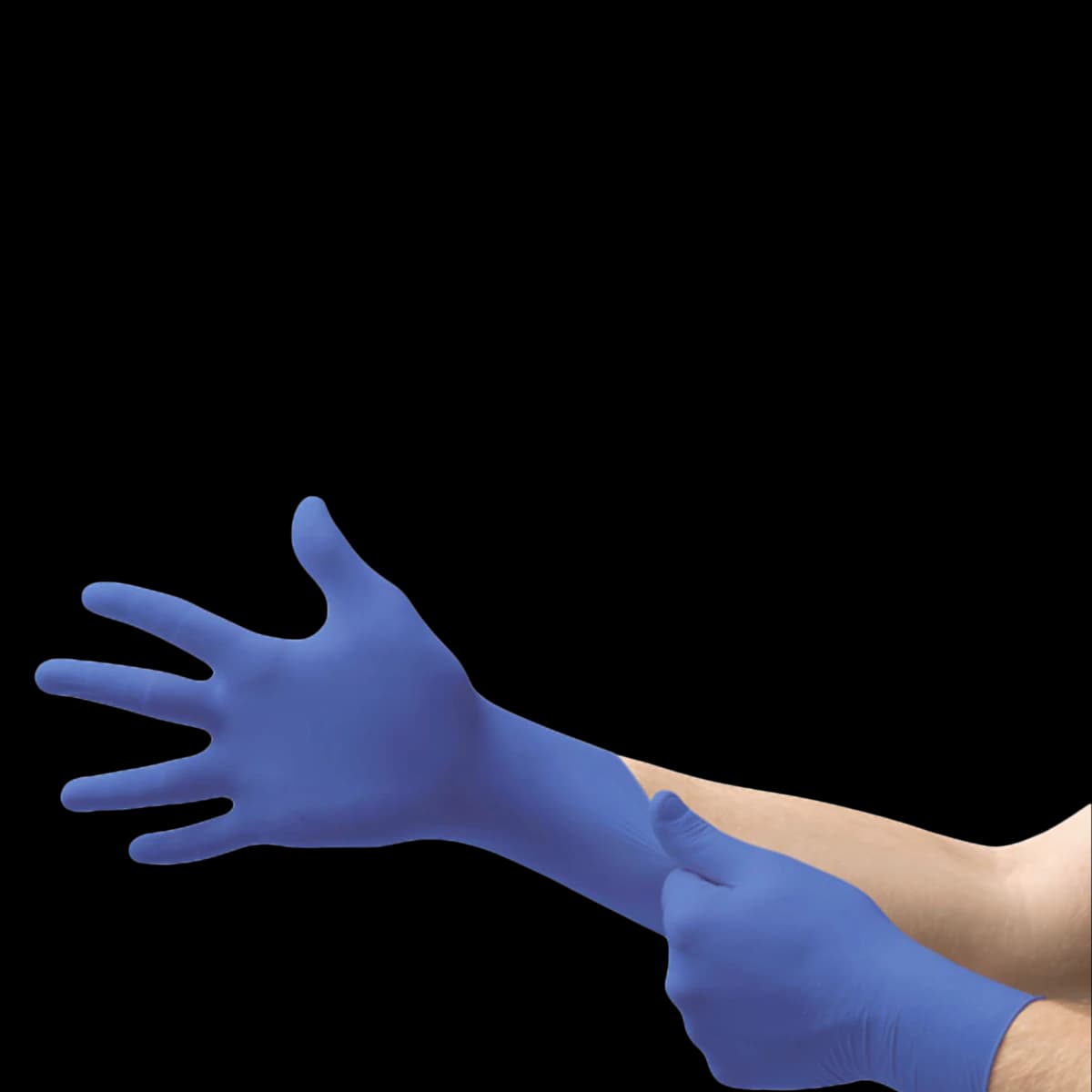 Micro-Touch Nitrile Exam Gloves, Powder-Free, Non-Sterile, Extra Small, Blue, Textured, 200/Box, 6034300 - Micro-Touch Nitrile Gloves, Powder-Free, Extra Small, 200/Box, 6034300 - Image 1