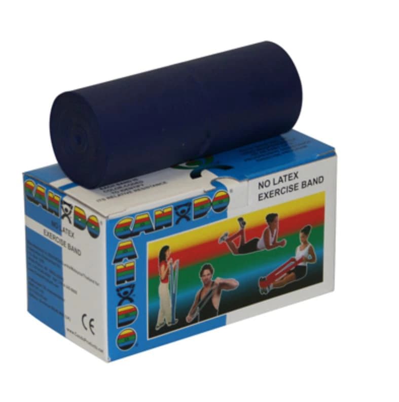 CanDo Exercise Band, Blue, Heavy Resistance, 6 yd Roll - Can-Do Band Blue L/F - Image 1