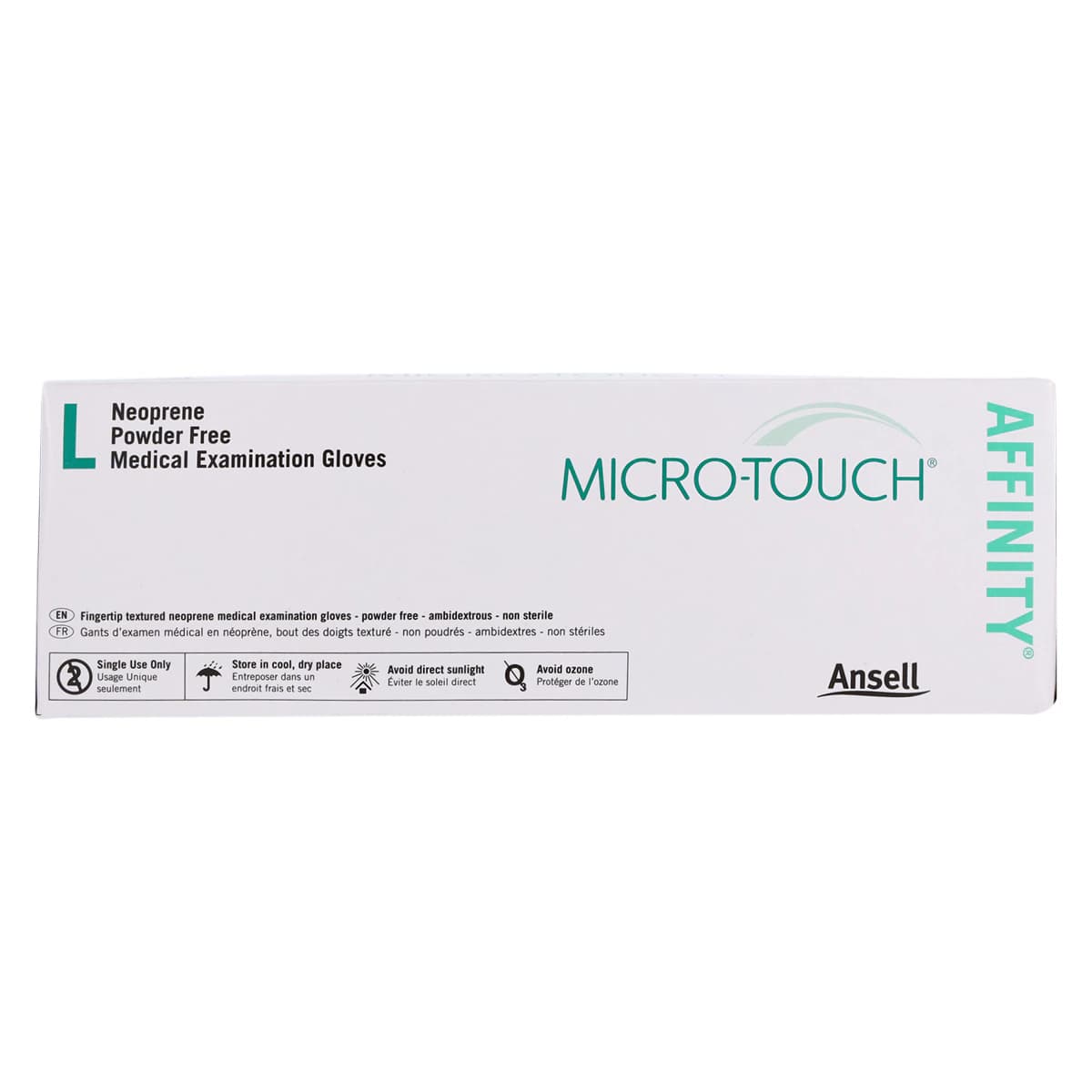 Micro-Touch Affinity Synthetic Exam Gloves, Powder-Free, Non-Sterile, Large, Green, Textured Fingertips, 100/Box, 3773 thumbnail 5