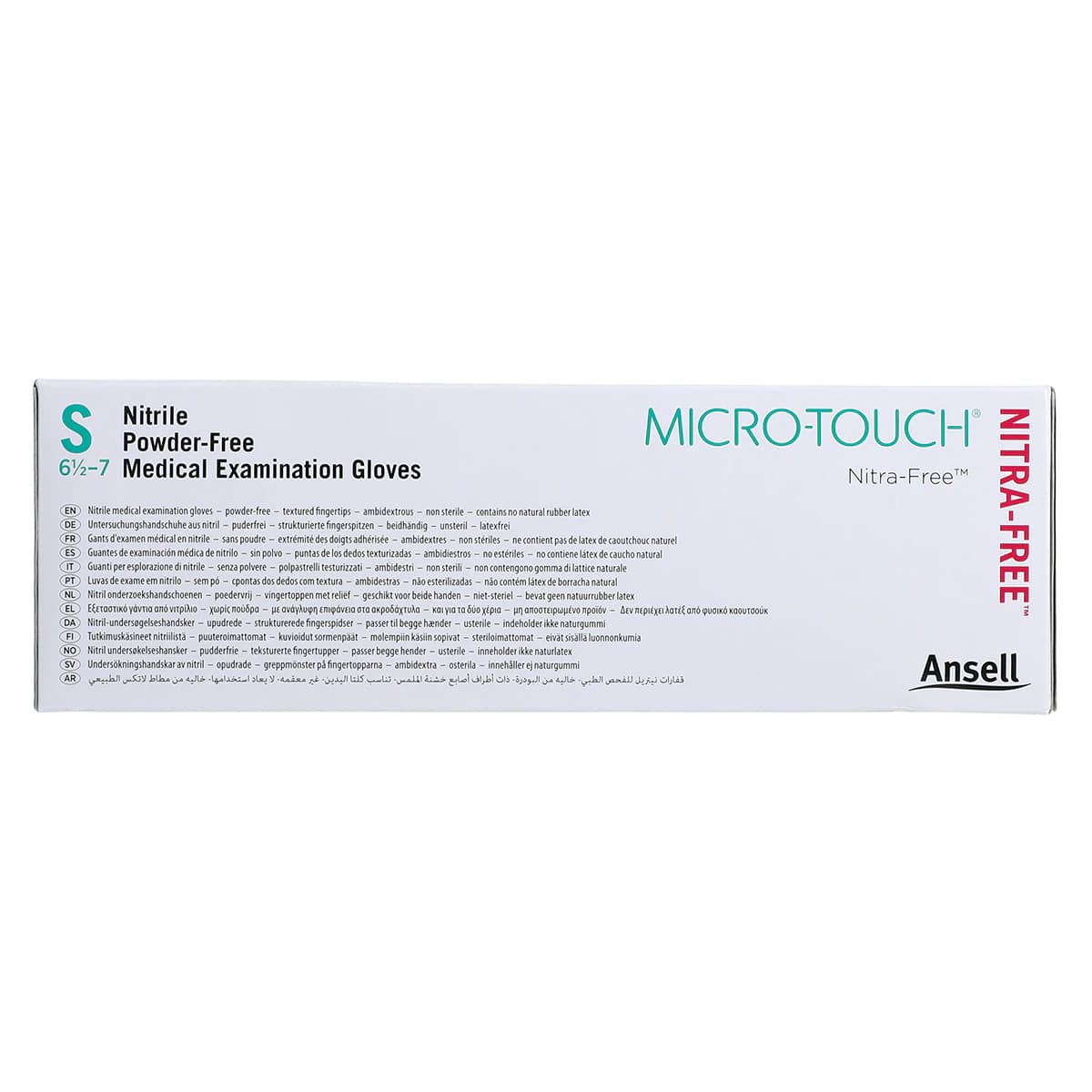 Micro-Touch NitraFree Pink Nitrile Exam Gloves, Powder Free, Non-Sterile, Small, 100/Box, 6034511 thumbnail 10
