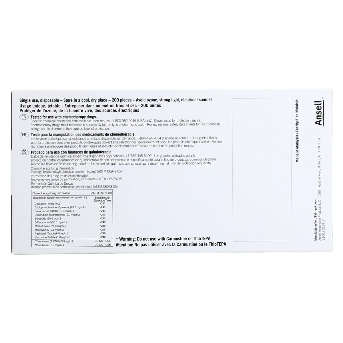 Micro-Touch Nitrile Exam Gloves, Powder-Free, Non-Sterile, Small, Blue, 200/Box, 6034301 thumbnail 9