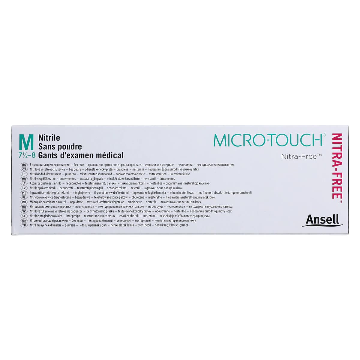 Micro-Touch NitraFree Pink Nitrile Exam Gloves, Powder-Free, Non-Sterile, Medium, 100/Box, 6034512 thumbnail 9