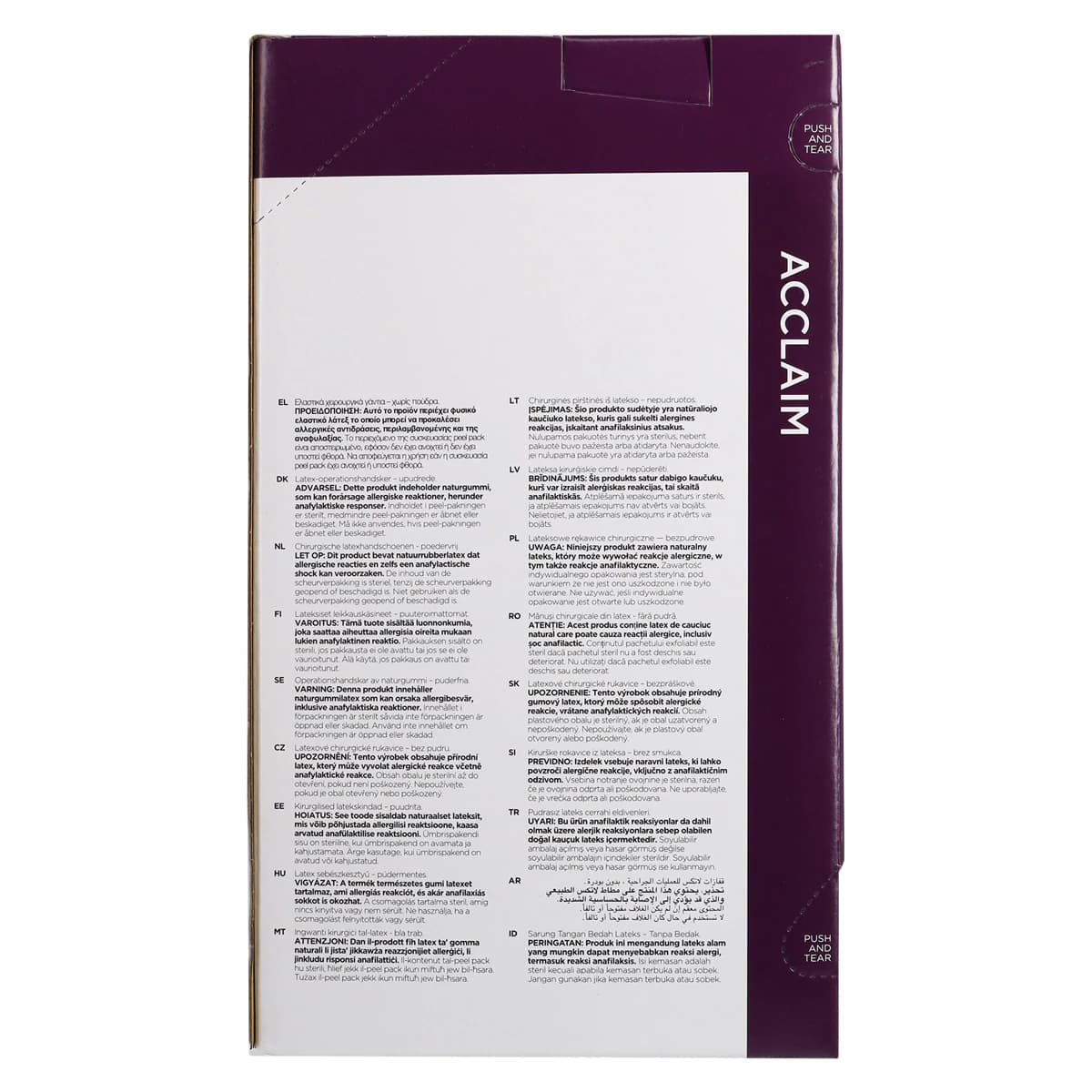 ENCORE™ Latex Acclaim Surgical Gloves, Sterile, Powder-Free, Fitted Size 6.0, Natural, 50 Pairs/Box thumbnail 5