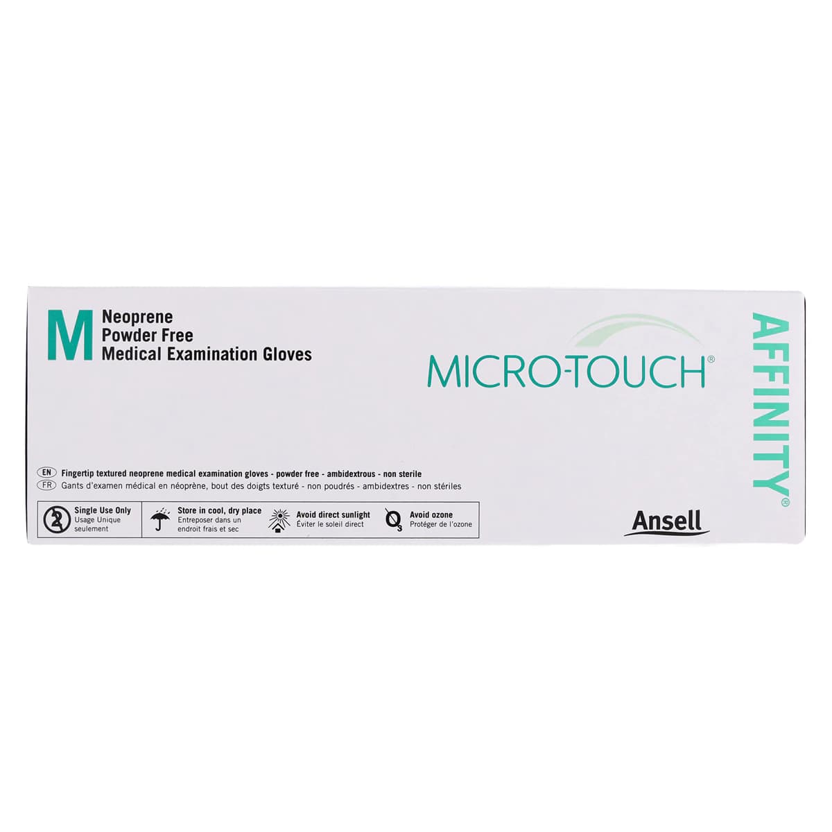 Micro-Touch Affinity Synthetic Exam Gloves, Powder-Free, Non-Sterile, Medium, Green, Textured Fingertips, 100/Box, 3772 thumbnail 5