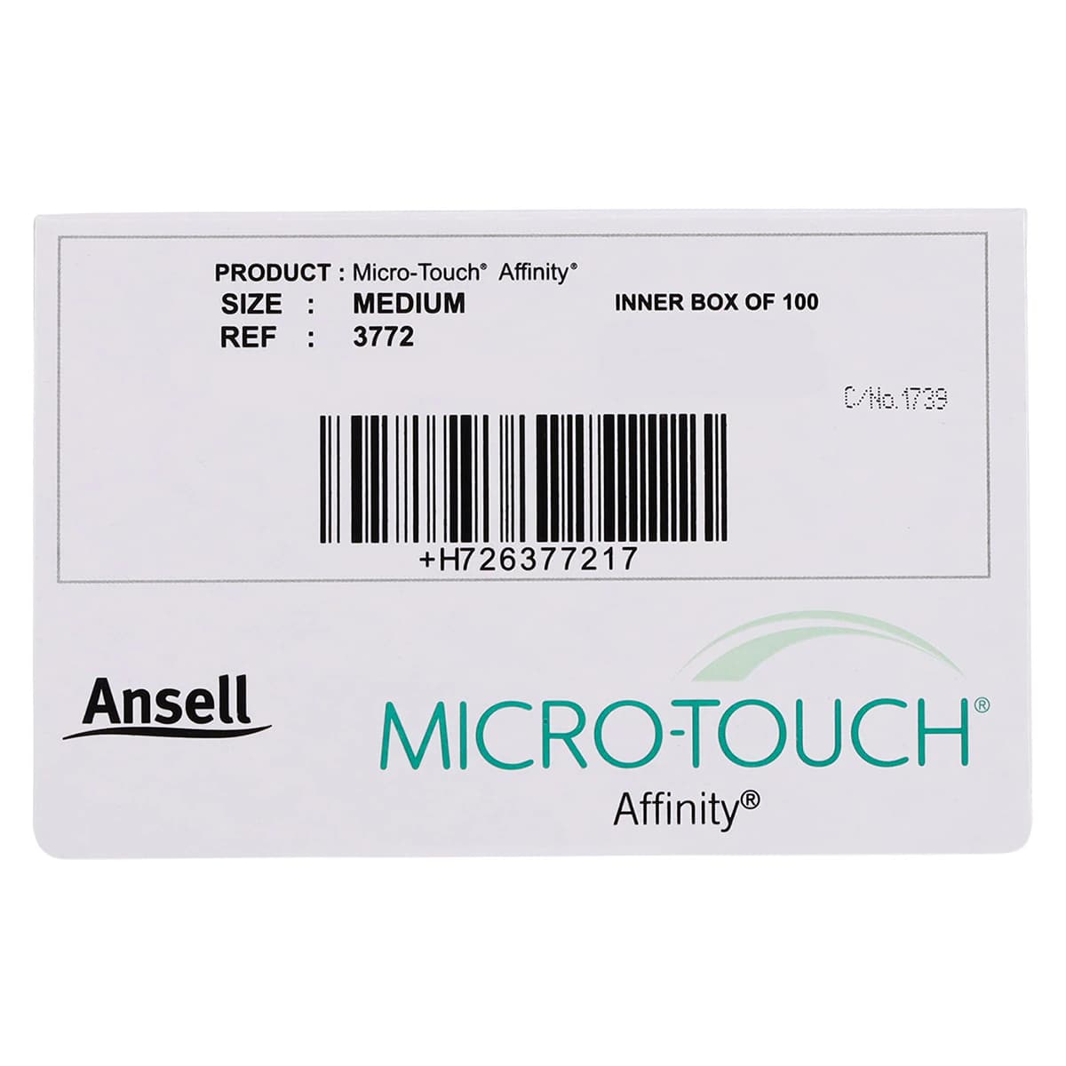 Micro-Touch Affinity Synthetic Exam Gloves, Powder-Free, Non-Sterile, Medium, Green, Textured Fingertips, 100/Box, 3772 thumbnail 7