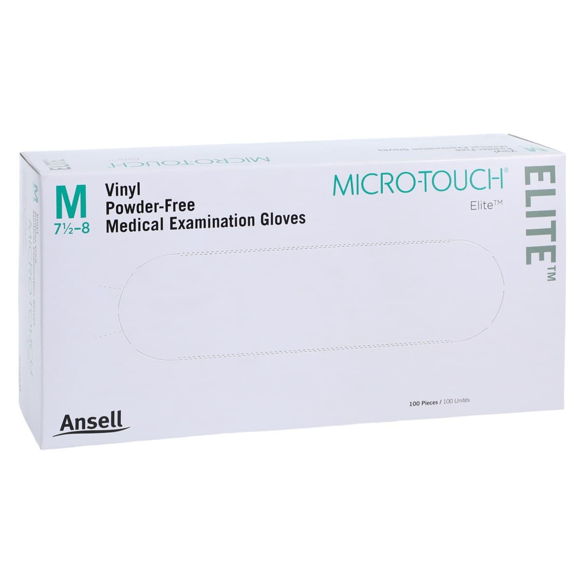 Micro-Touch Elite Vinyl Exam Gloves, Powder-Free, Non-Sterile, Medium, Cream, 100/Box, 3092 thumbnail 4