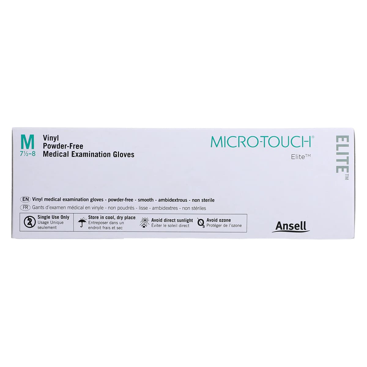 Micro-Touch Elite Vinyl Exam Gloves, Powder-Free, Non-Sterile, Medium, Cream, 100/Box, 3092 thumbnail 5
